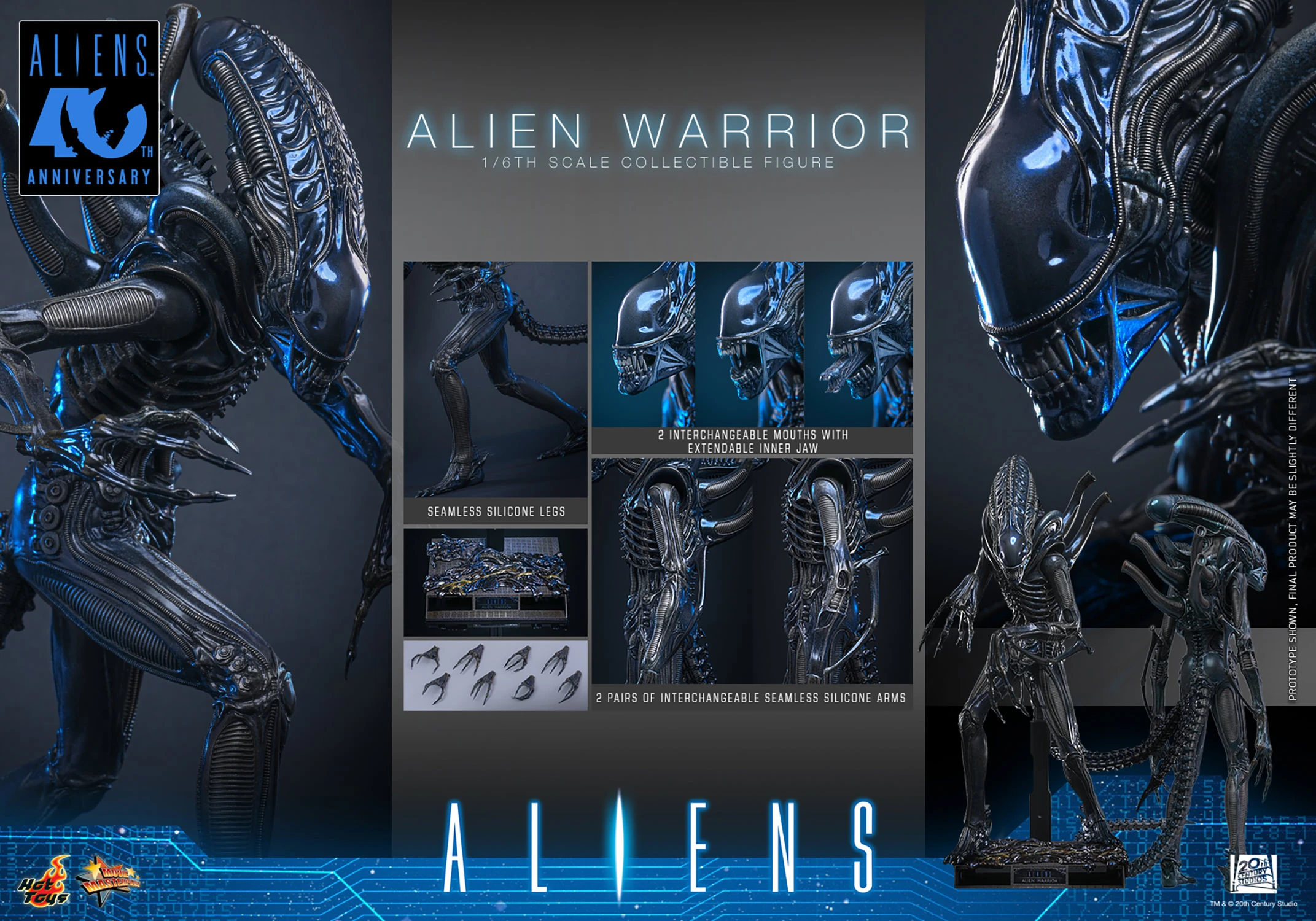 Aliens MMS898 Alien Warrior 1/6th Scale Collectible Figure Gallery Image 19