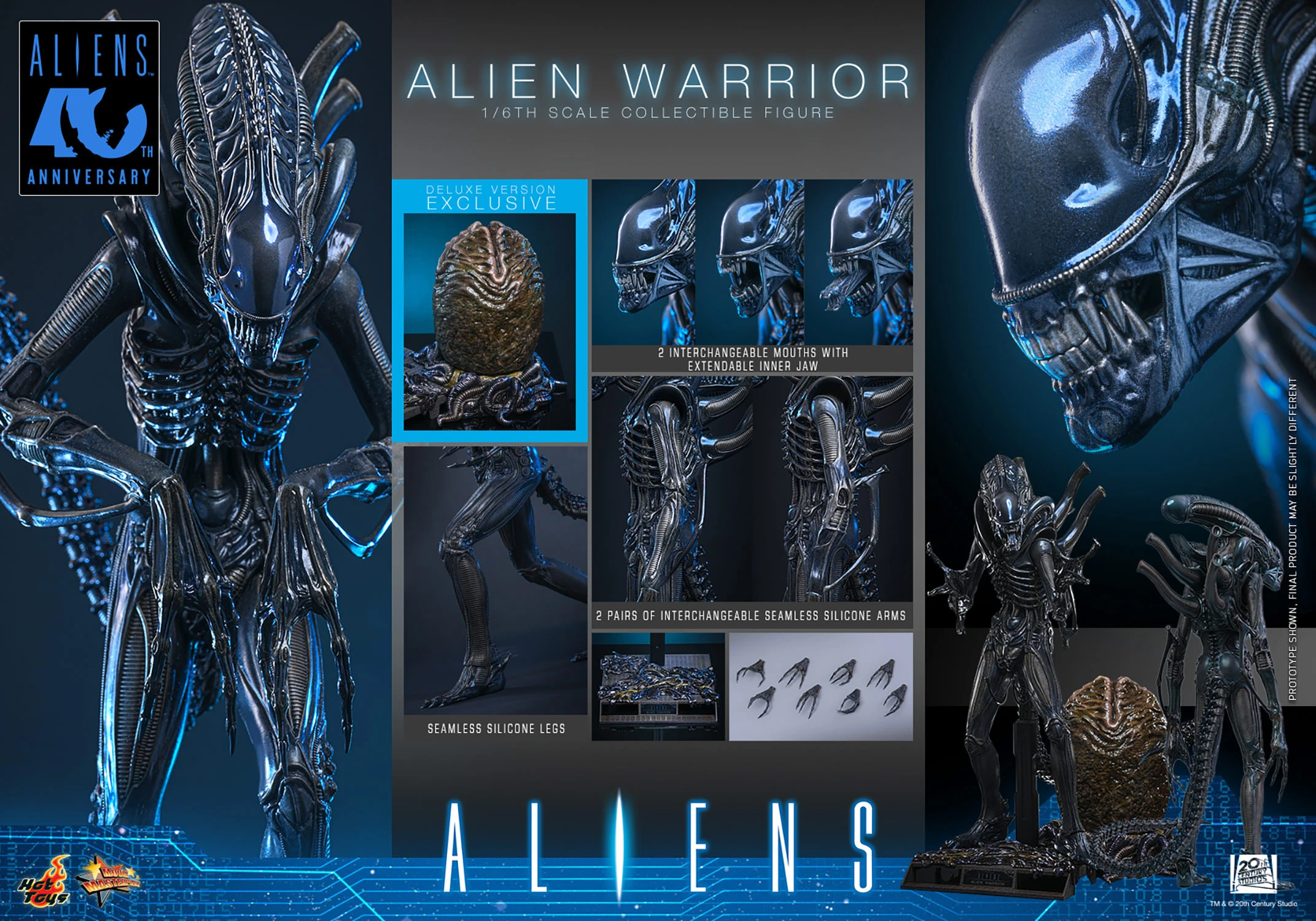 Aliens MMS899 Alien Warrior (Deluxe Ver.) 1/6th Scale Collectible Figure Gallery Image 24