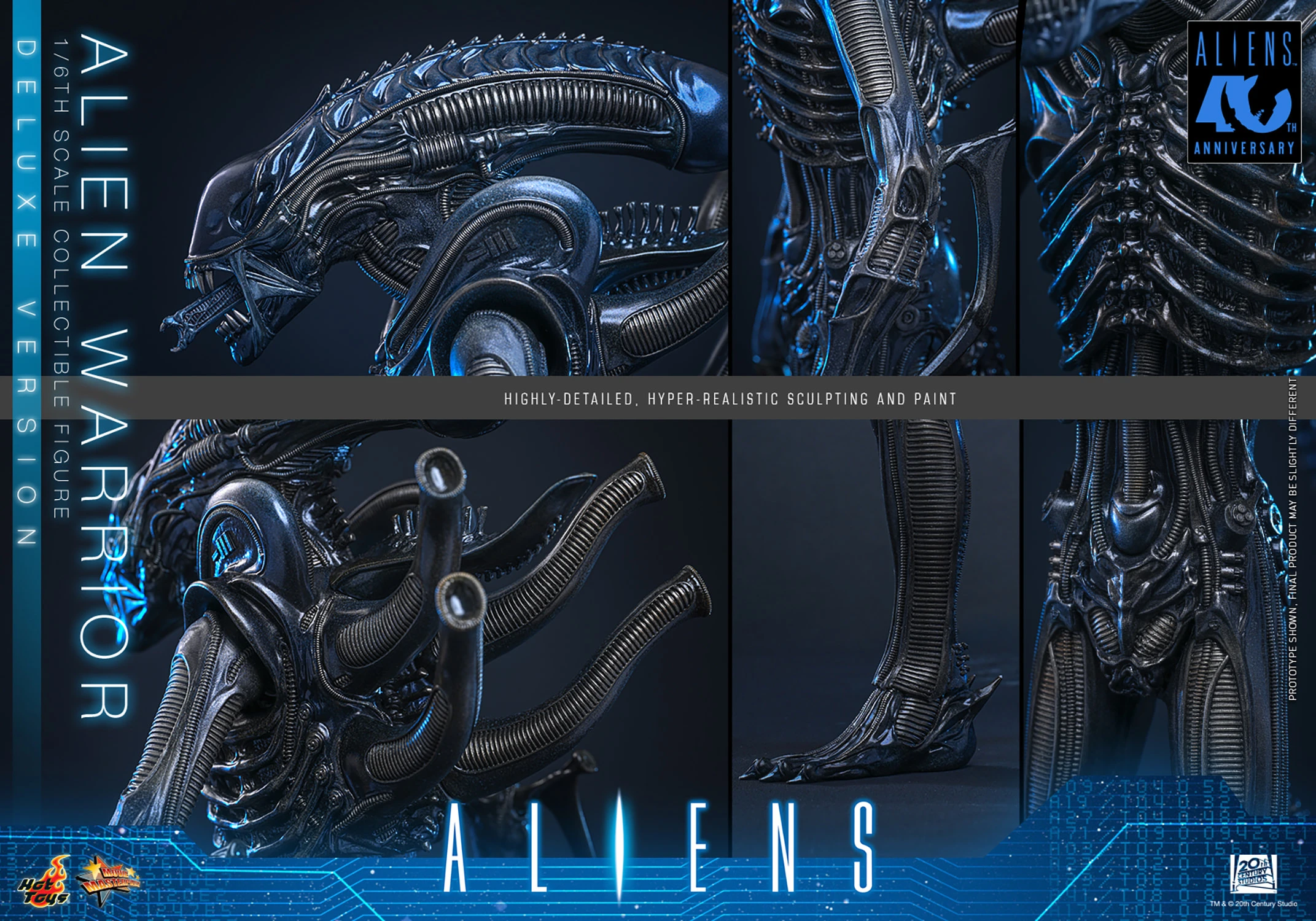 Aliens MMS899 Alien Warrior (Deluxe Ver.) 1/6th Scale Collectible Figure Gallery Image 19
