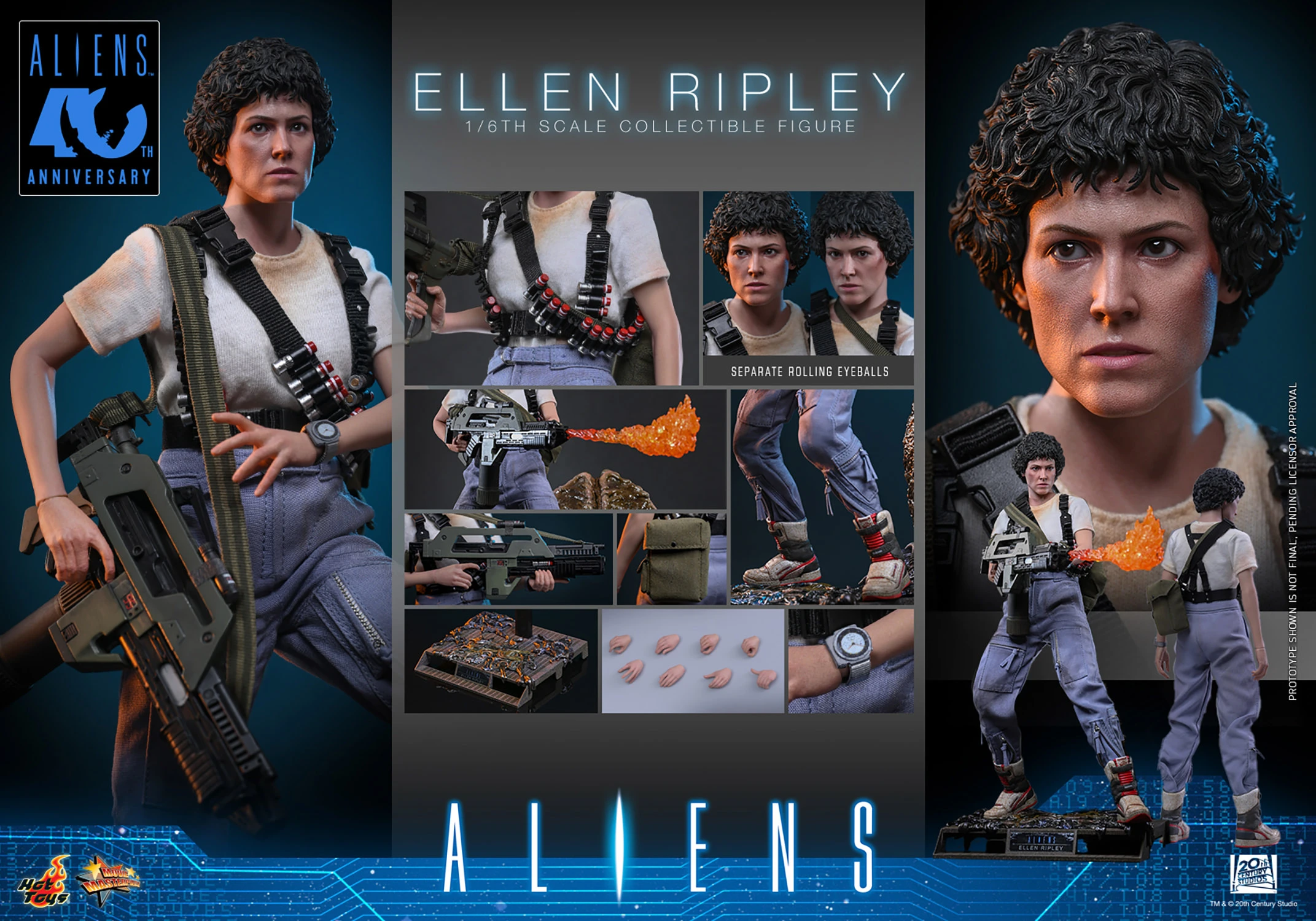 Aliens MMS894 Ellen Ripley 1/6th Scale Collectible Figure Gallery Image 20