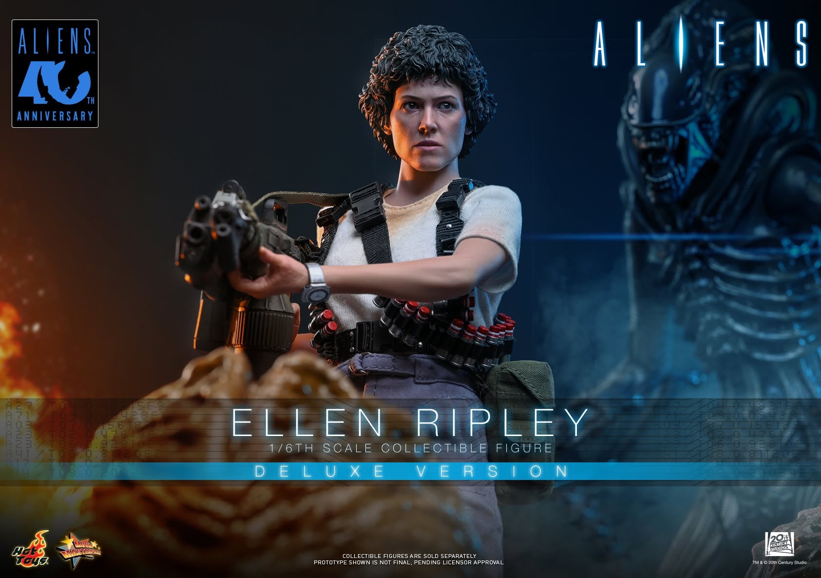Aliens MMS895 Ellen Ripley (Deluxe Ver.) 1/6th Scale Collectible Figure Gallery Image 3