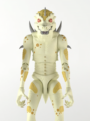 Image of Cryptoids: War for the Green Planet Albino Reptoid Drone Army Builder 1/12 Scale Deluxe Action Figure
