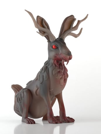 Image of Cryptoids: War for the Green Planet Jackalope 1/12 Scale Cryptoid Companion Figure