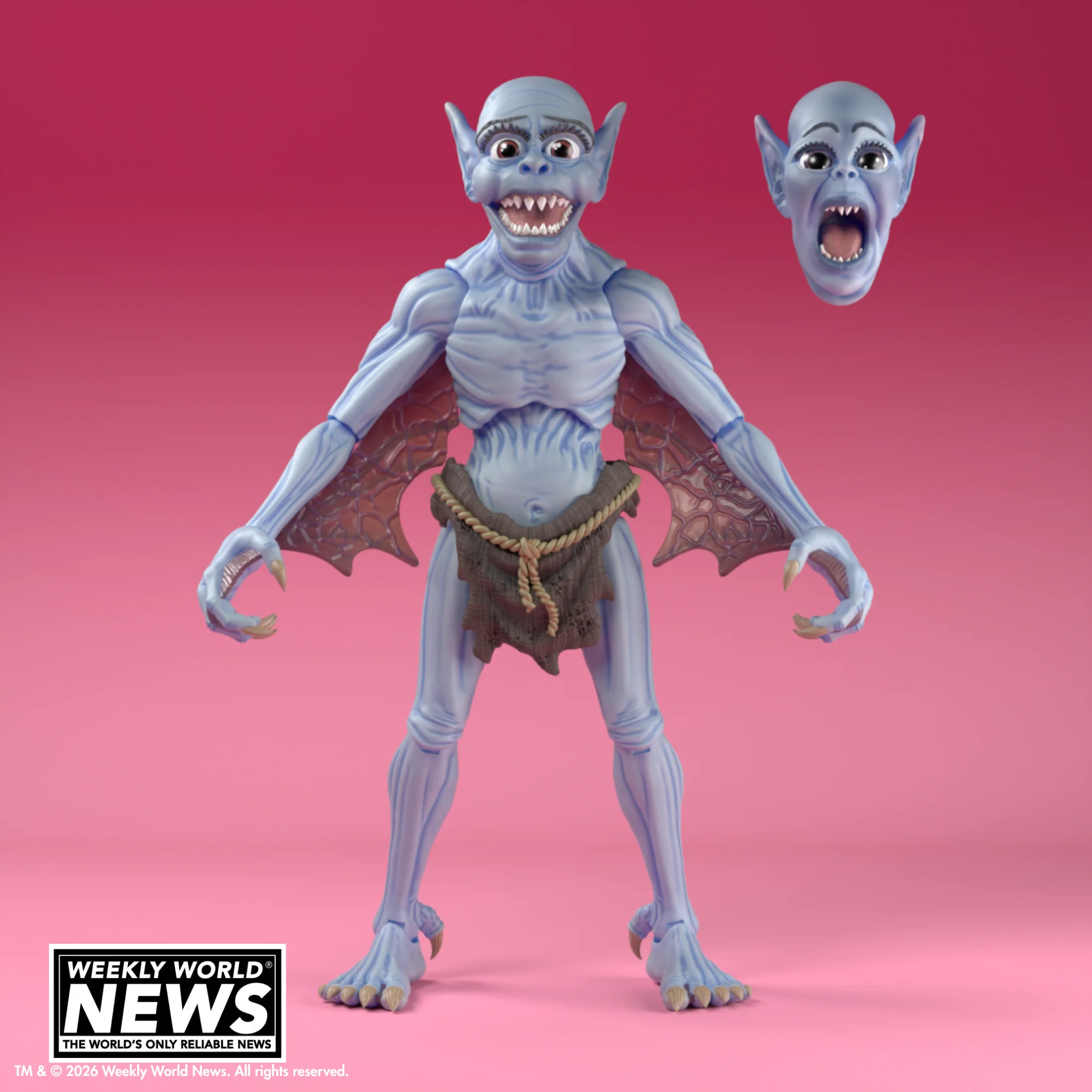 Cryptoids: War for the Green Planet Bat Boy (Cryptoids Edition) 1/12 Scale Deluxe Action Figure Gallery Image 3