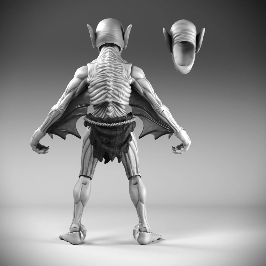 Cryptoids: War for the Green Planet Bat Boy (Weekly World News Edition) 1/12 Scale Deluxe Action Figure Gallery Image 5