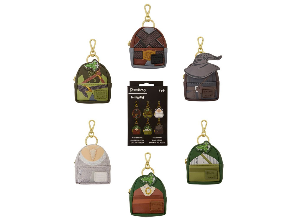 The Lord of the Rings Characters Random Mini Backpack Keychain Charm Gallery Image 1