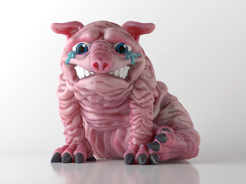 Cryptoids: War for the Green Planet Squonk 1/12 Scale Cryptoid Companion Figure Gallery Image 1