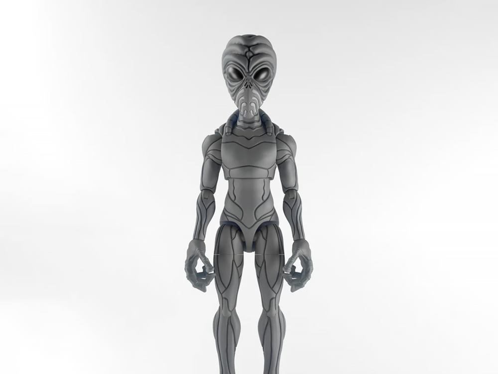 Cryptoids: War for the Green Planet Roswell Grey Alien 1/12 Scale Deluxe Action Figure Gallery Image 1