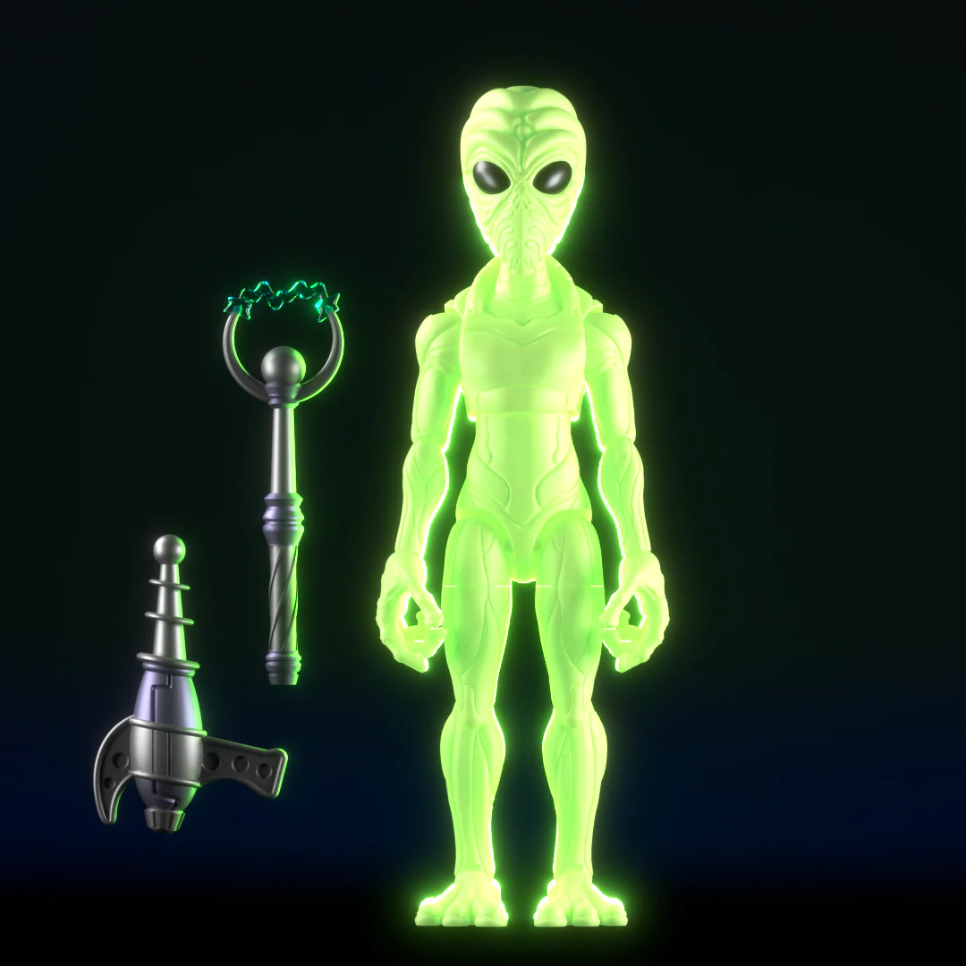 Cryptoids: War for the Green Planet Roswell Alien (Glow Edition) 1/12 Scale Deluxe Action Figure Gallery Image 3