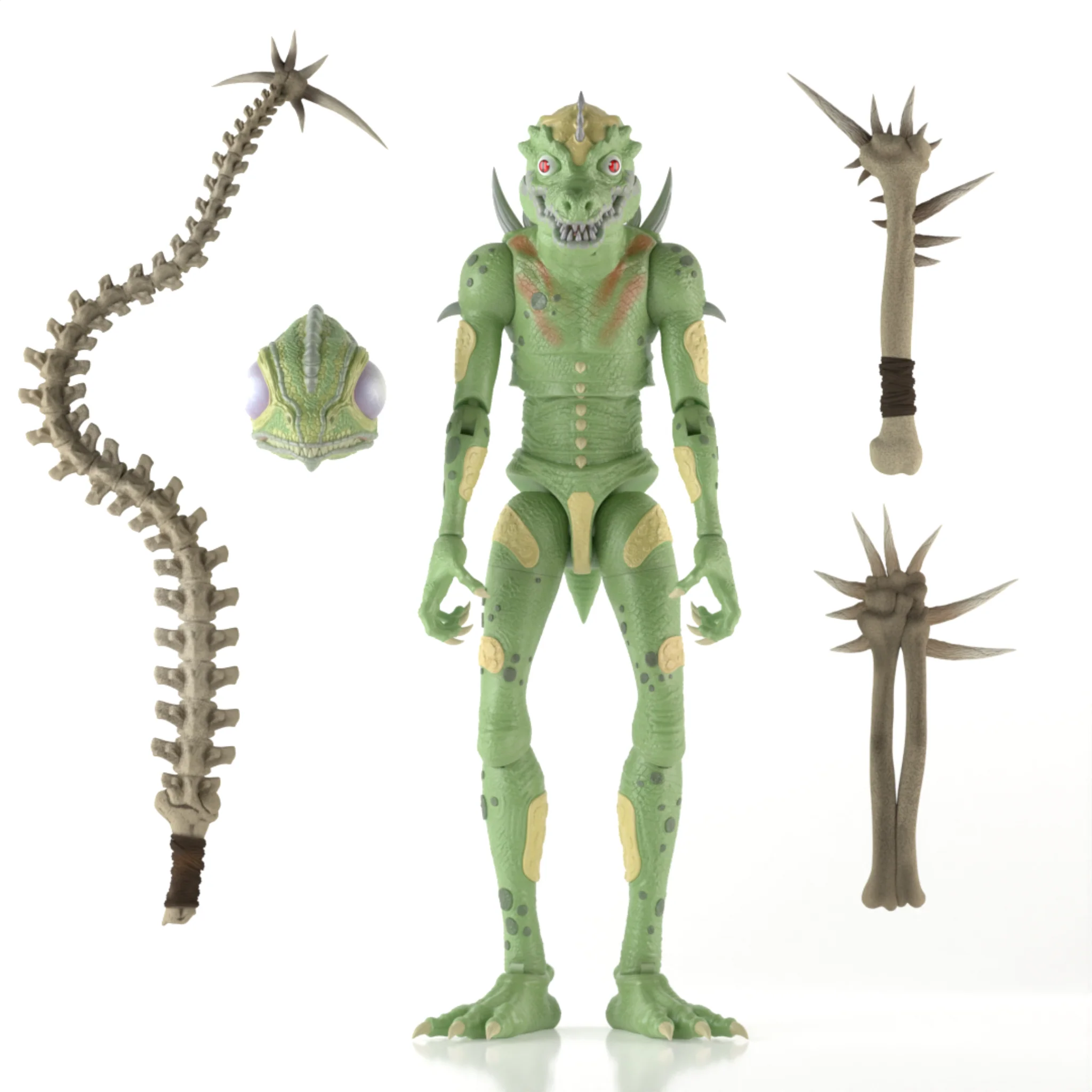 Cryptoids: War for the Green Planet Green Reptoid Drone Army Builder 1/12 Scale Deluxe Action Figure Gallery Image 3