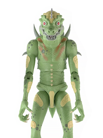 Cryptoids: War for the Green Planet Green Reptoid Drone Army Builder 1/12 Scale Deluxe Action Figure Gallery Image 2