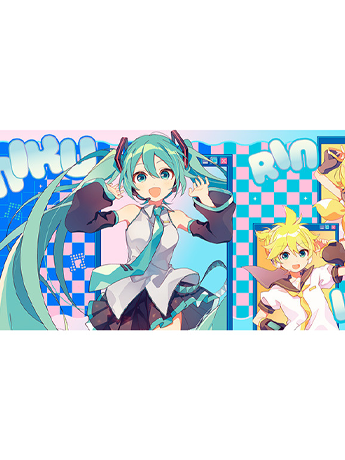 Hatsune Miku Miku & Friends XXL Mousepad