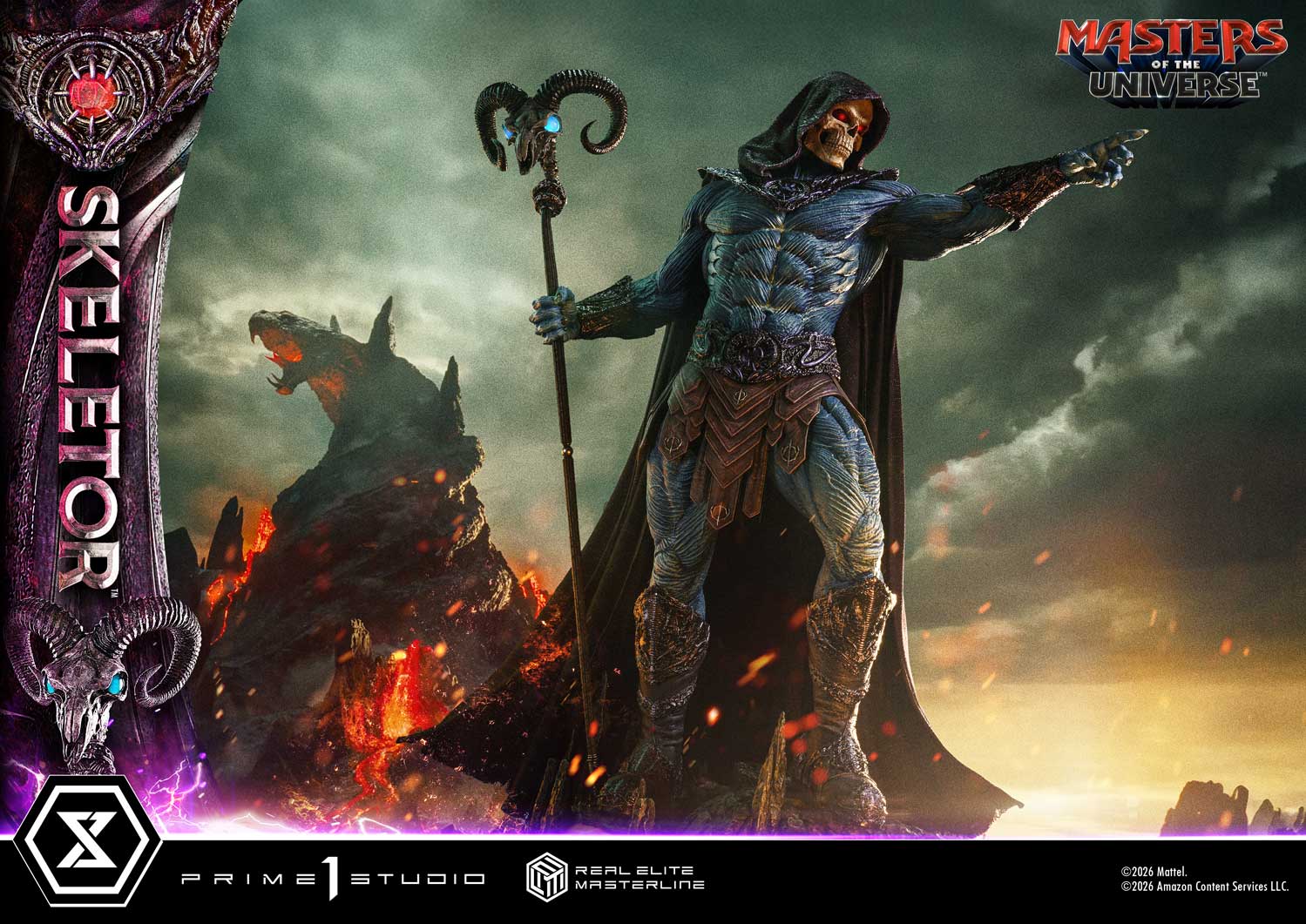 Masters of the Universe (2026) Real Elite Masterline Skeletor 1/3 Scale Statue Gallery Image 13