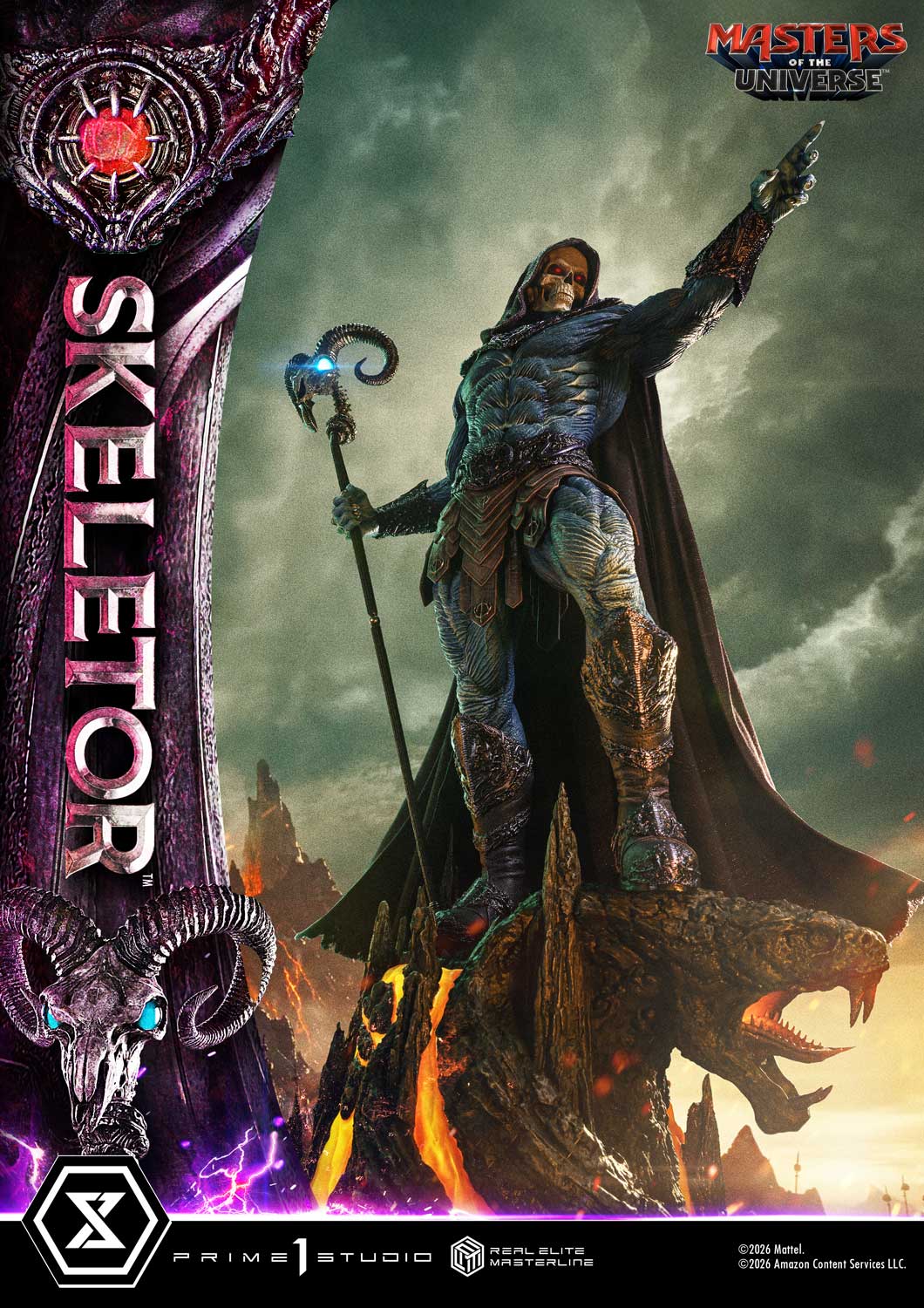 Masters of the Universe (2026) Real Elite Masterline Skeletor 1/3 Scale Statue Gallery Image 17