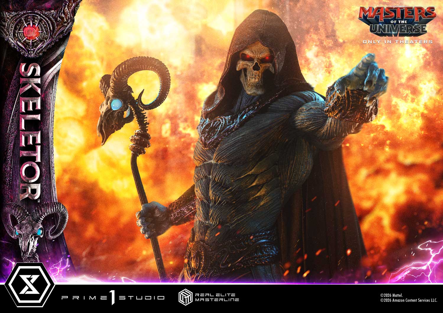 Masters of the Universe (2026) Real Elite Masterline Skeletor 1/3 Scale Statue Gallery Image 12