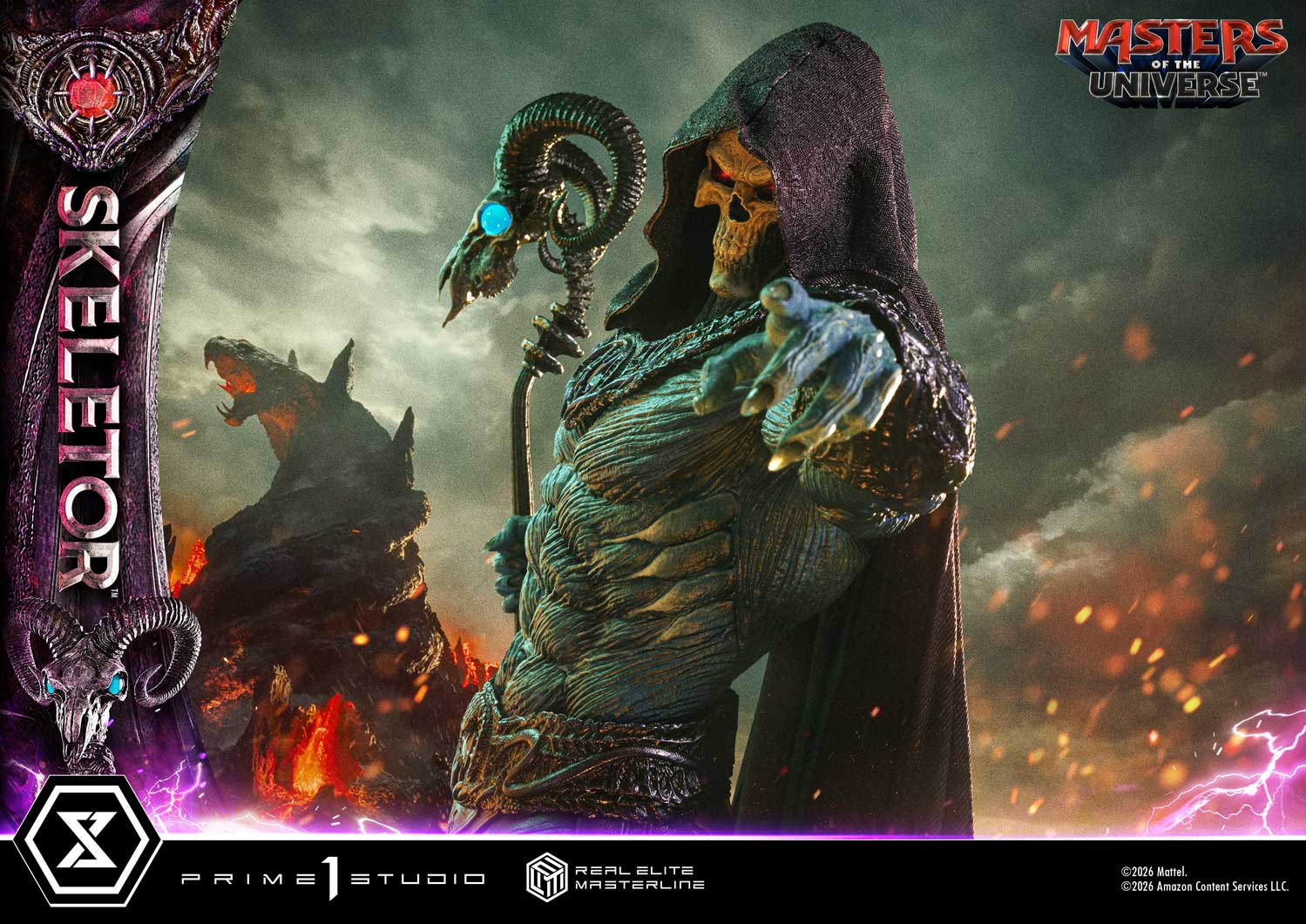 Masters of the Universe (2026) Real Elite Masterline Skeletor 1/3 Scale Statue Gallery Image 14