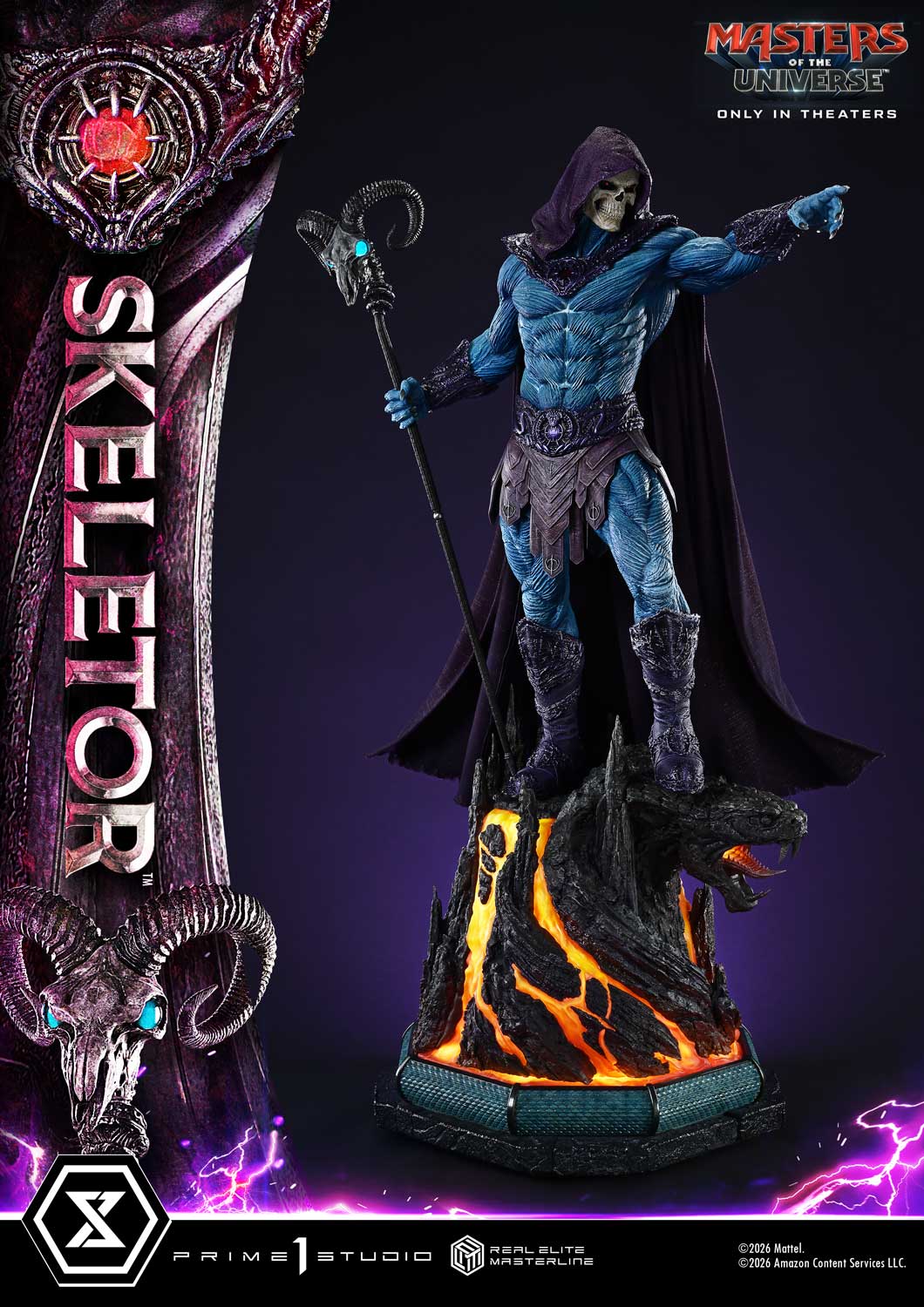 Masters of the Universe (2026) Real Elite Masterline Skeletor 1/3 Scale Statue Gallery Image 5