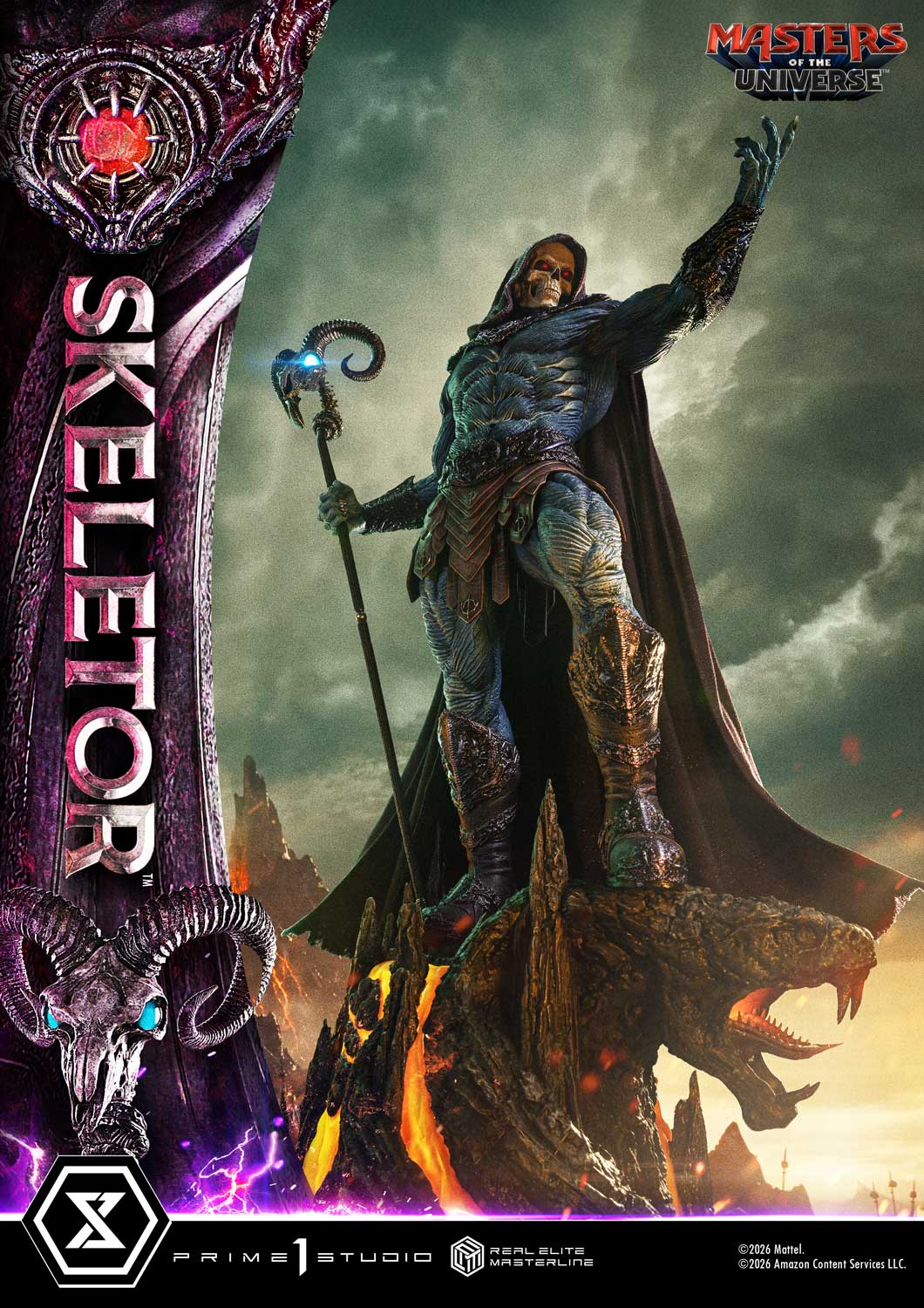 Masters of the Universe (2026) Real Elite Masterline Skeletor 1/3 Scale Statue Gallery Image 19