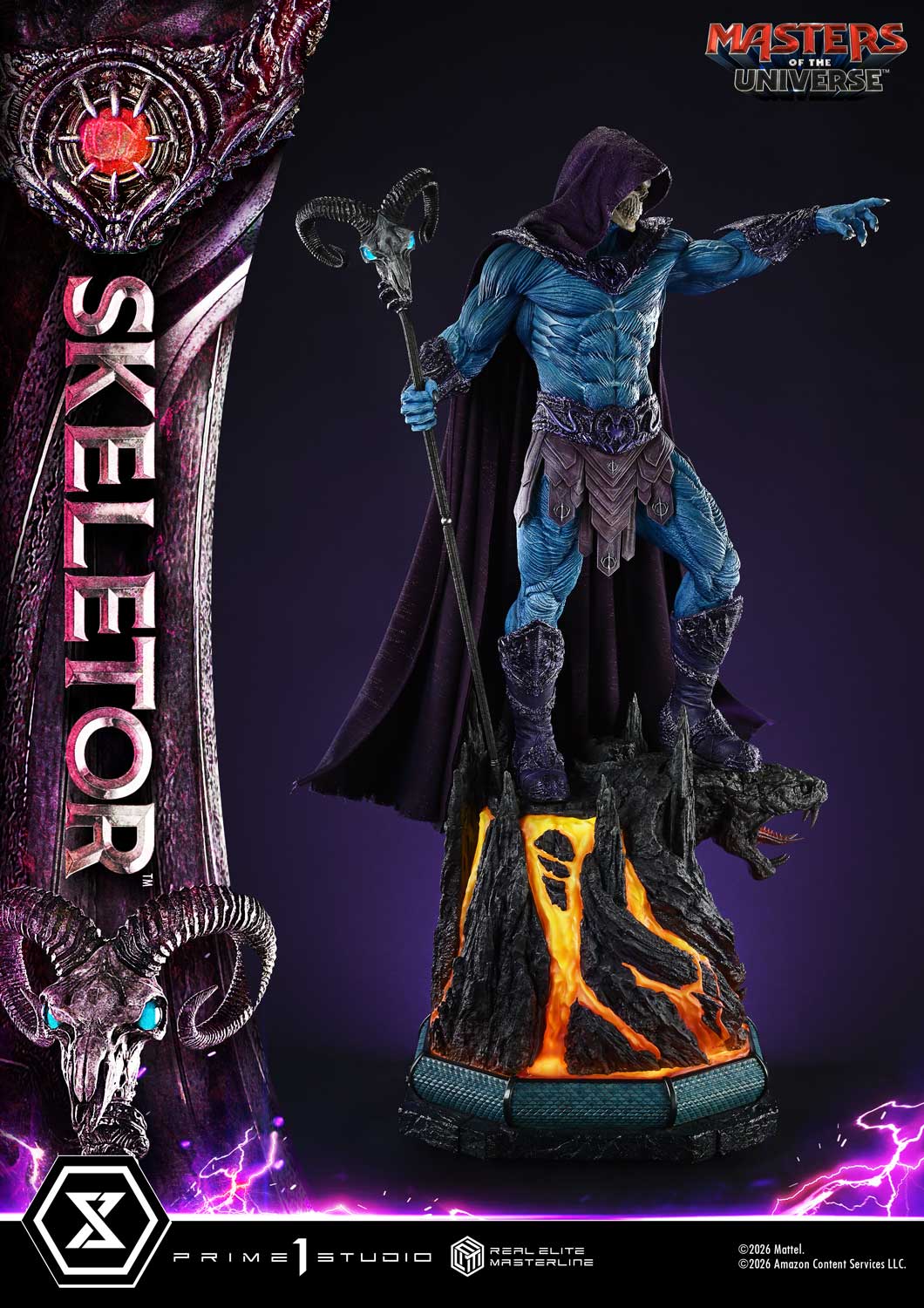 Masters of the Universe (2026) Real Elite Masterline Skeletor 1/3 Scale Statue Gallery Image 6