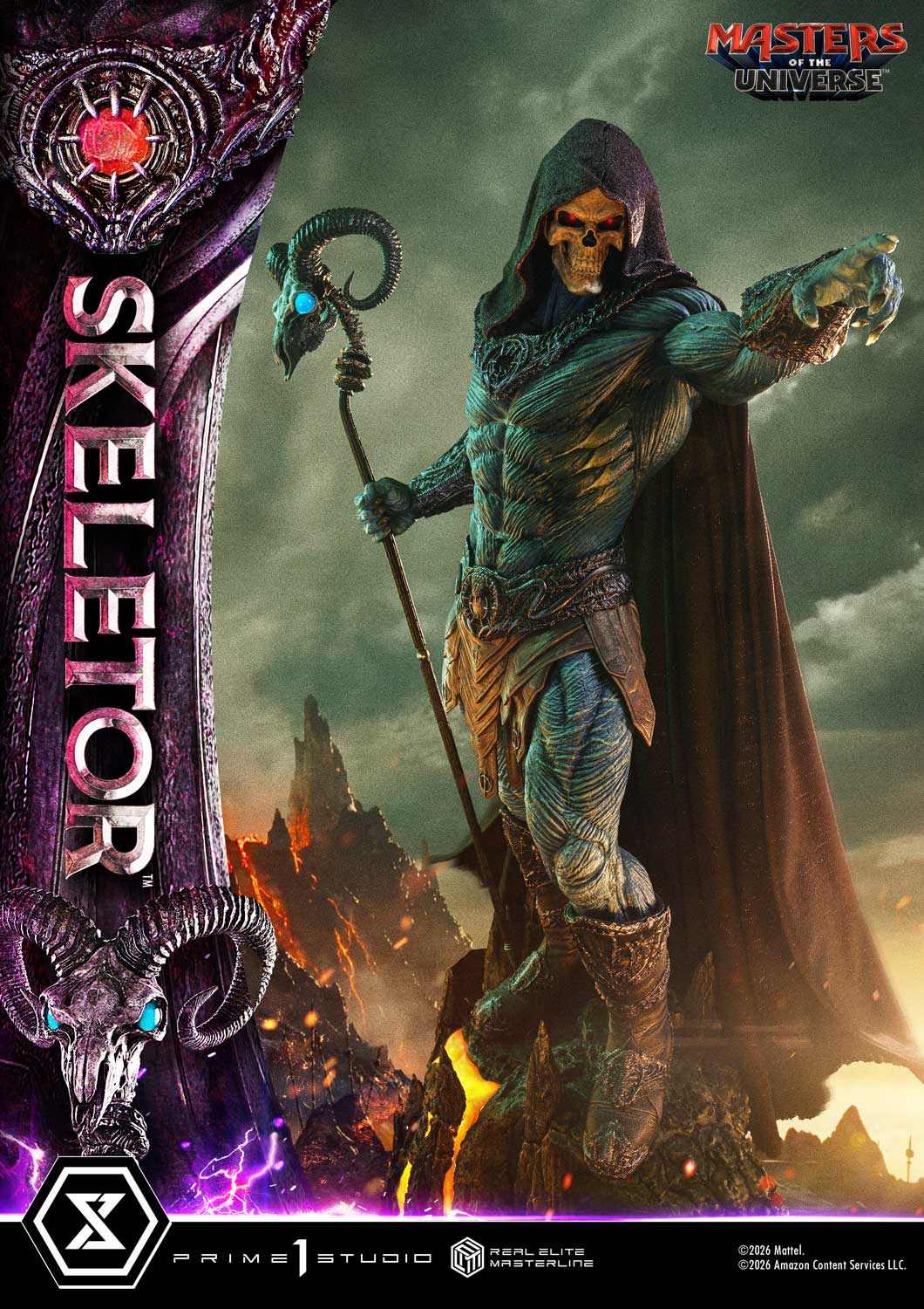 Masters of the Universe (2026) Real Elite Masterline Skeletor 1/3 Scale Statue Gallery Image 18