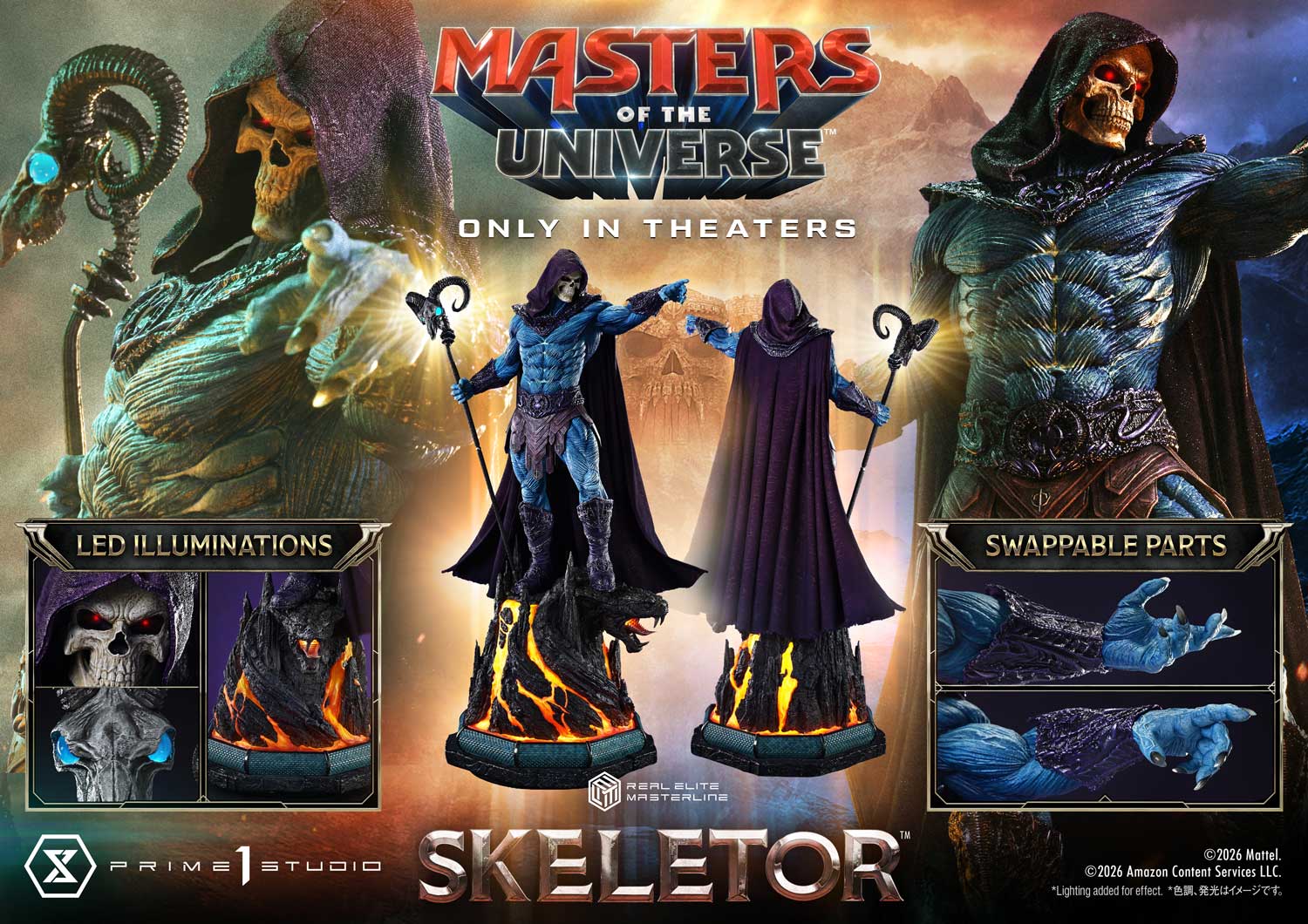 Masters of the Universe (2026) Real Elite Masterline Skeletor 1/3 Scale Statue Gallery Image 37