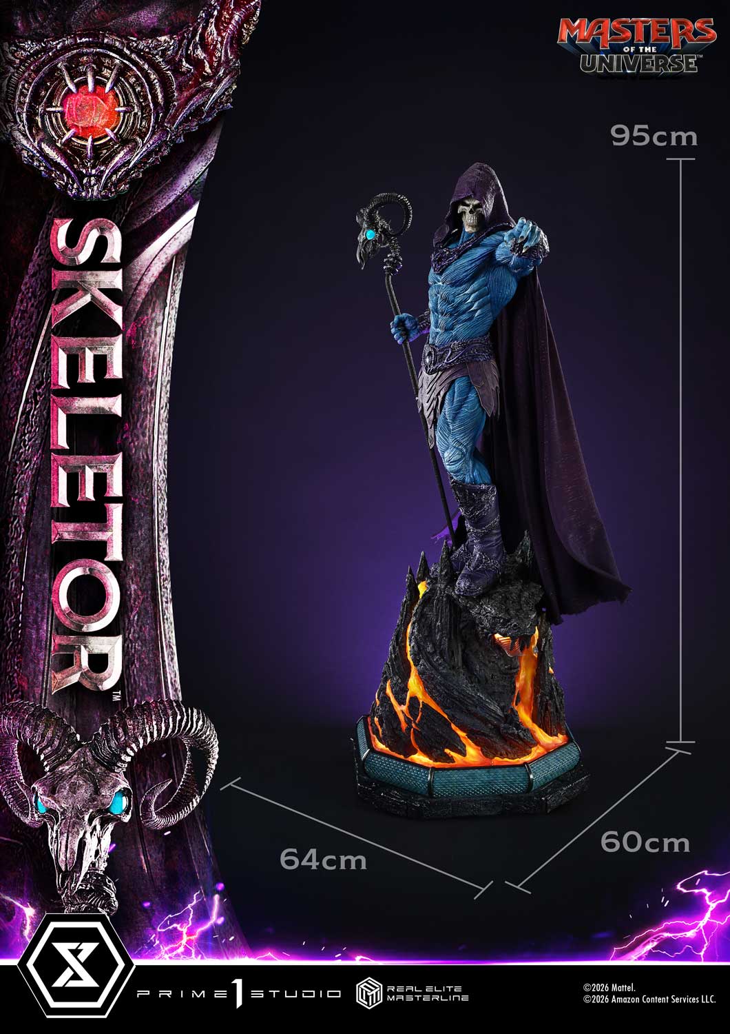 Masters of the Universe (2026) Real Elite Masterline Skeletor 1/3 Scale Statue Gallery Image 33