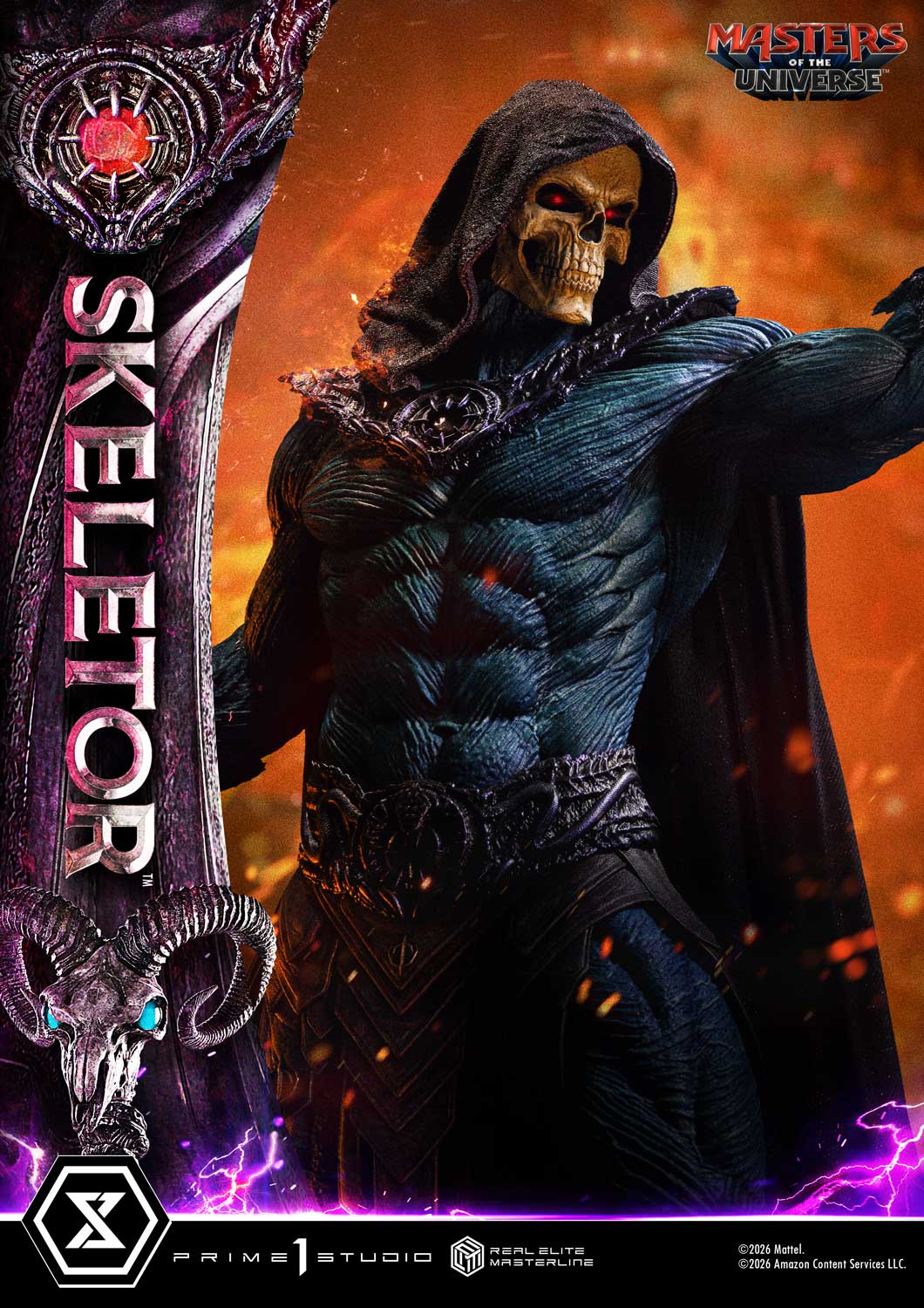 Masters of the Universe (2026) Real Elite Masterline Skeletor 1/3 Scale Statue Gallery Image 9