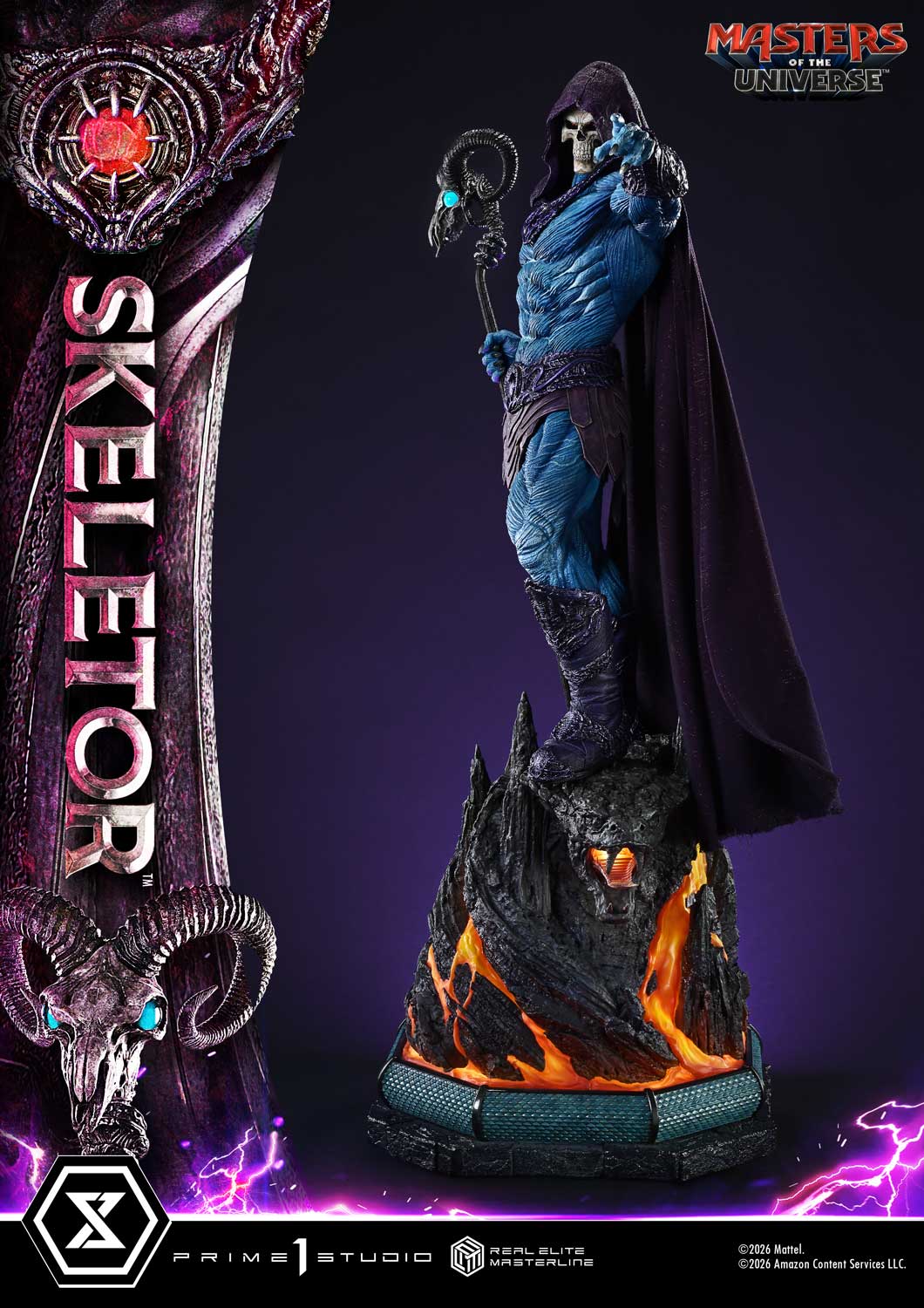Masters of the Universe (2026) Real Elite Masterline Skeletor 1/3 Scale Statue Gallery Image 7