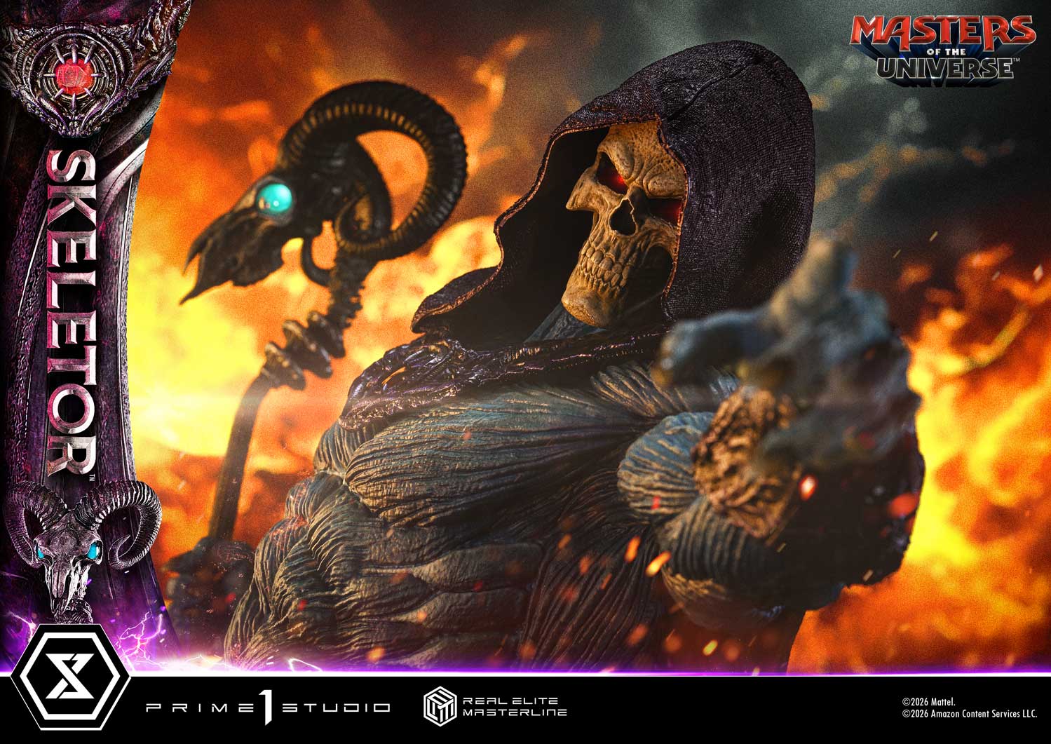 Masters of the Universe (2026) Real Elite Masterline Skeletor 1/3 Scale Statue Gallery Image 11
