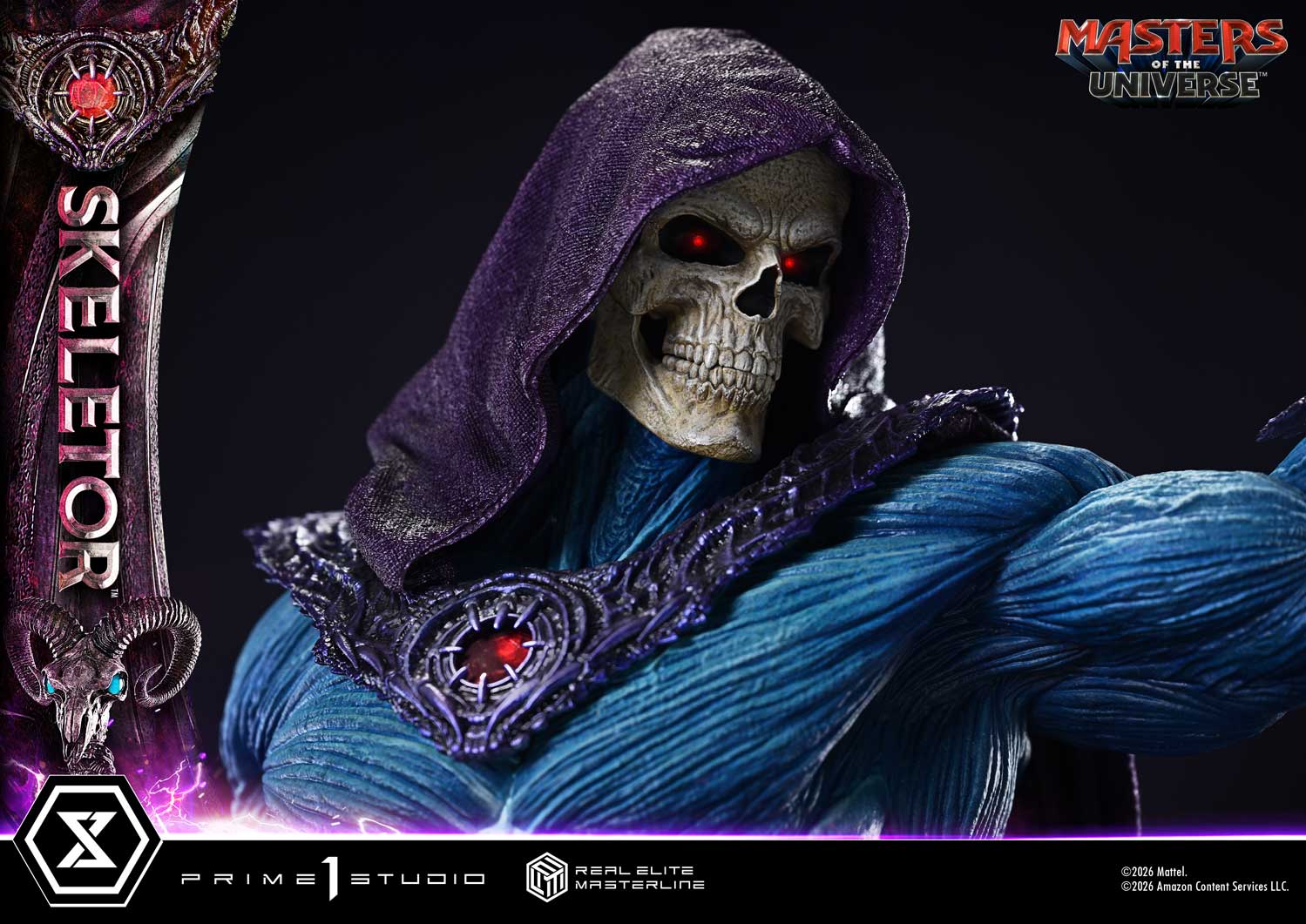 Masters of the Universe (2026) Real Elite Masterline Skeletor 1/3 Scale Statue Gallery Image 24