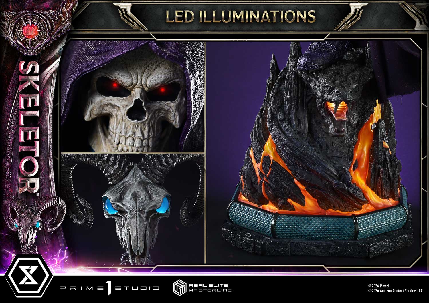 Masters of the Universe (2026) Real Elite Masterline Skeletor (Bonus Ver.) 1/3 Scale Limited Edition Statue Gallery Image 41