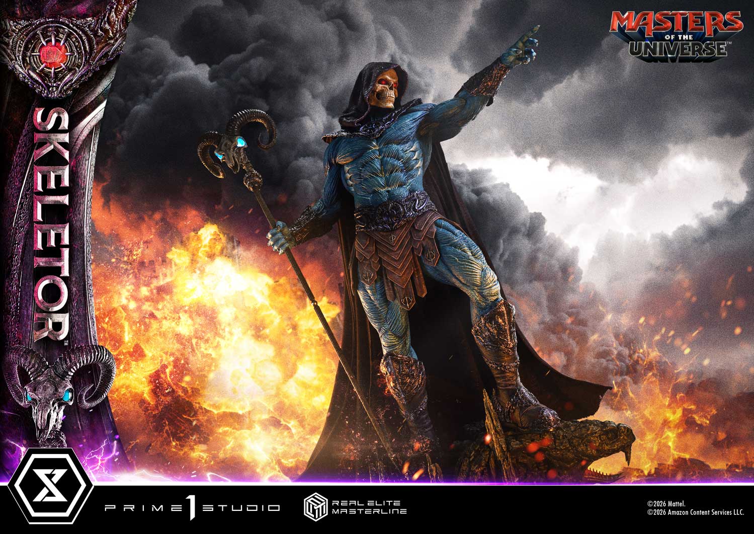 Masters of the Universe (2026) Real Elite Masterline Skeletor (Bonus Ver.) 1/3 Scale Limited Edition Statue Gallery Image 25