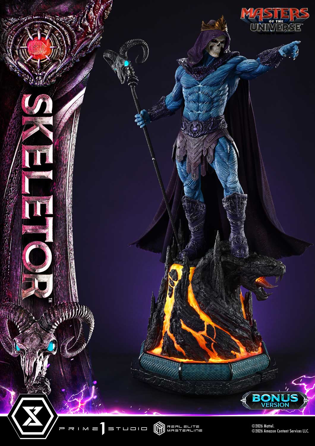 Masters of the Universe (2026) Real Elite Masterline Skeletor (Bonus Ver.) 1/3 Scale Limited Edition Statue Gallery Image 5