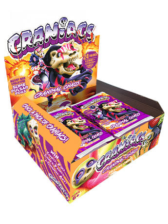 Craniacs Trading Cards Series 4 Cranimal Chaos Hobby Box (24 Packs) Gallery Image 2