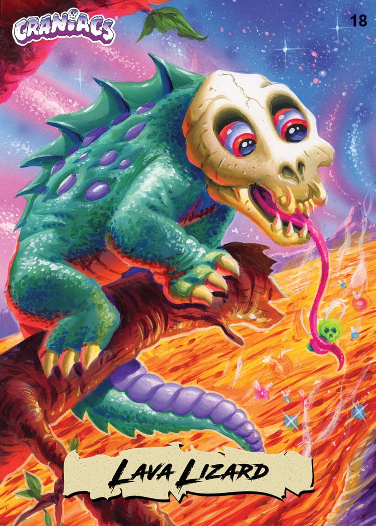 Craniacs Trading Cards Series 4 Cranimal Chaos Hobby Box (24 Packs) Gallery Image 8
