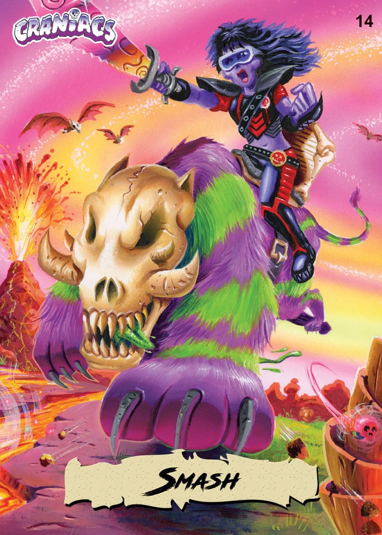 Craniacs Trading Cards Series 4 Cranimal Chaos Hobby Box (24 Packs) Gallery Image 10