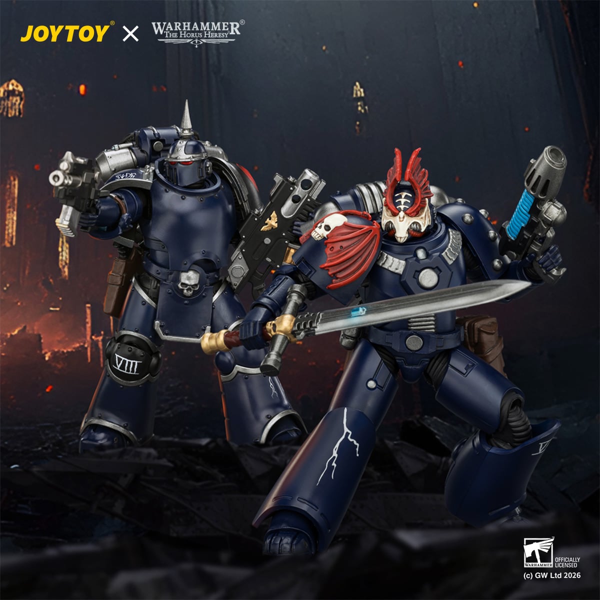 Warhammer: The Horus Heresy Night Lords MKVI Tactical Legionary 1/18 Scale Action Figure Gallery Image 15