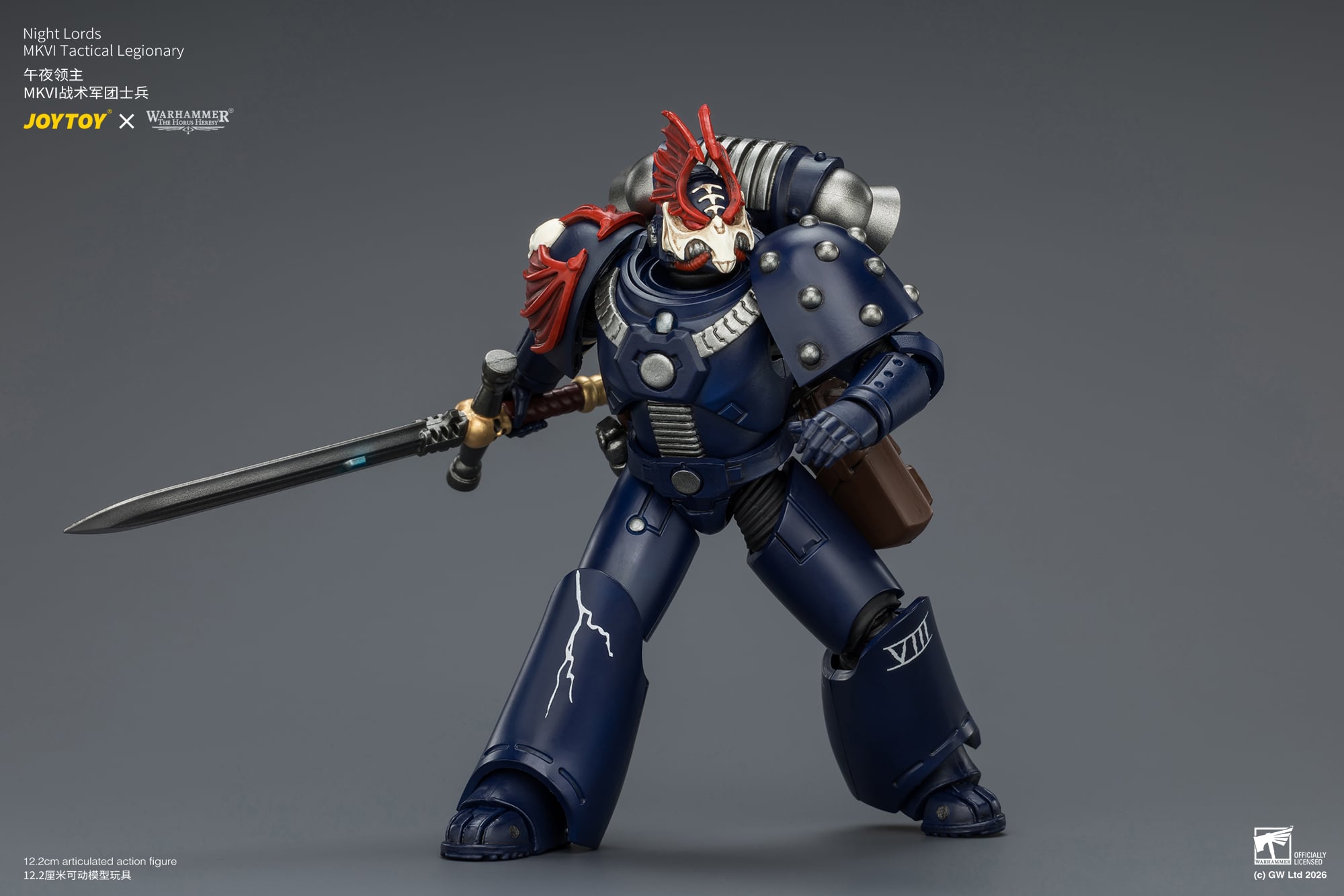 Warhammer: The Horus Heresy Night Lords MKVI Tactical Legionary 1/18 Scale Action Figure Gallery Image 9
