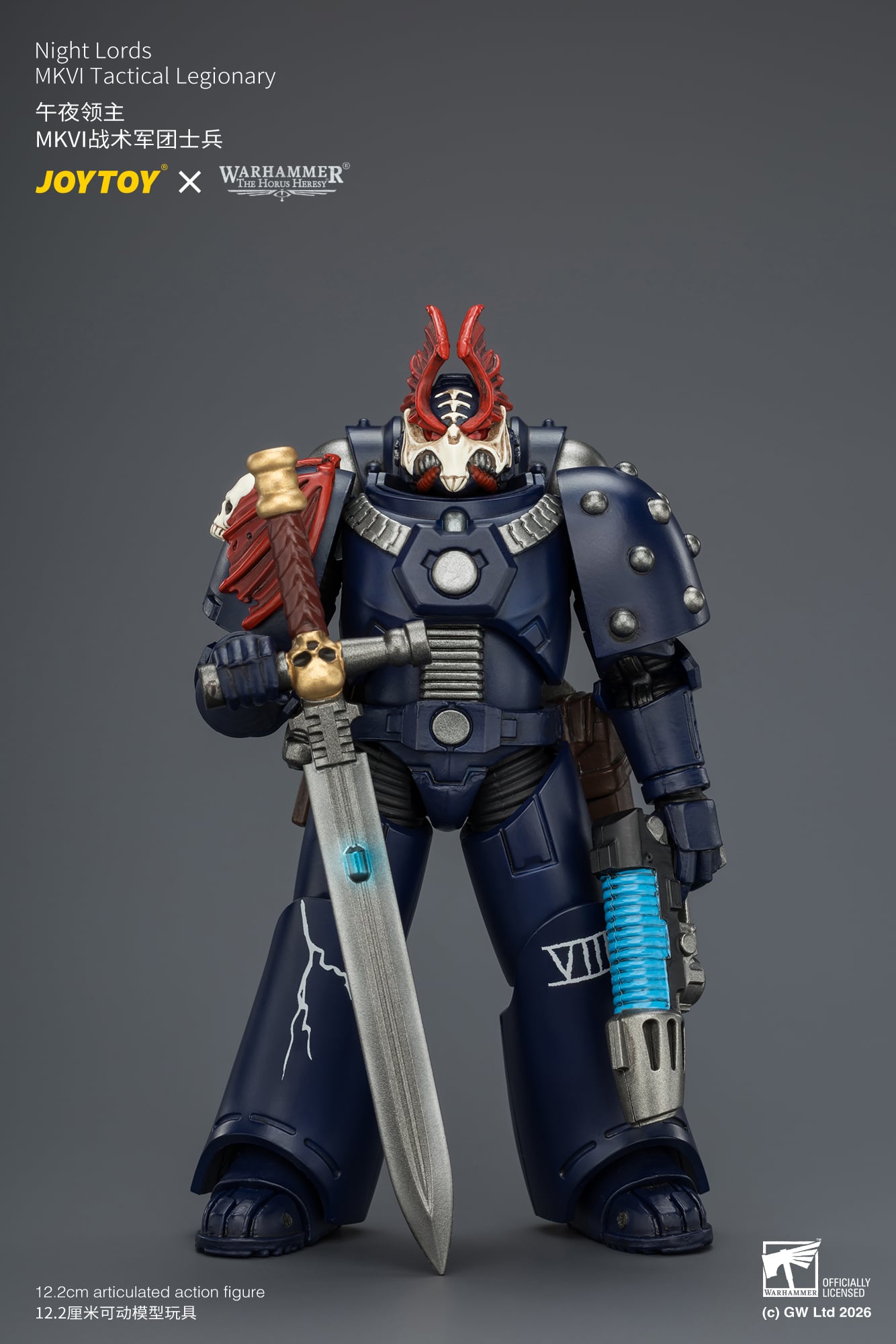 Warhammer: The Horus Heresy Night Lords MKVI Tactical Legionary 1/18 Scale Action Figure Gallery Image 5