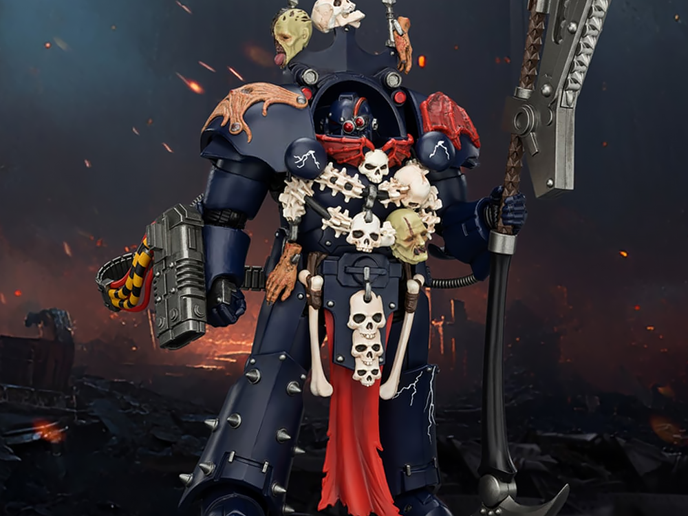 Warhammer: The Horus Heresy Night Lords Legion Praetor in Tartaros Terminator Armour 1/18 Scale Action Figure Gallery Image 1