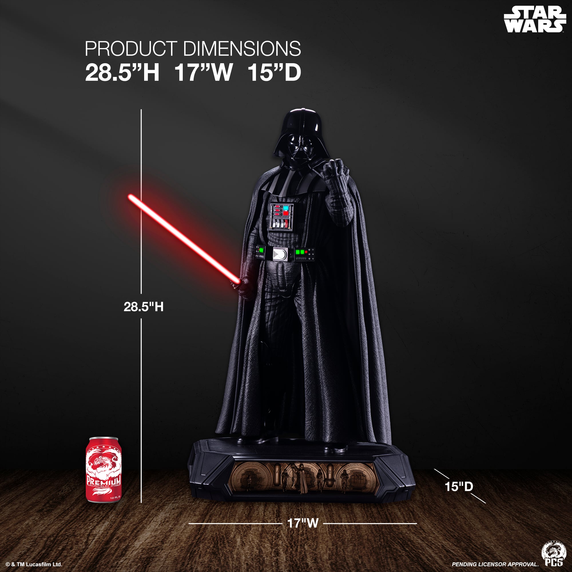 Star Wars Darth Vader 1/3 Scale Statue Gallery Image 19