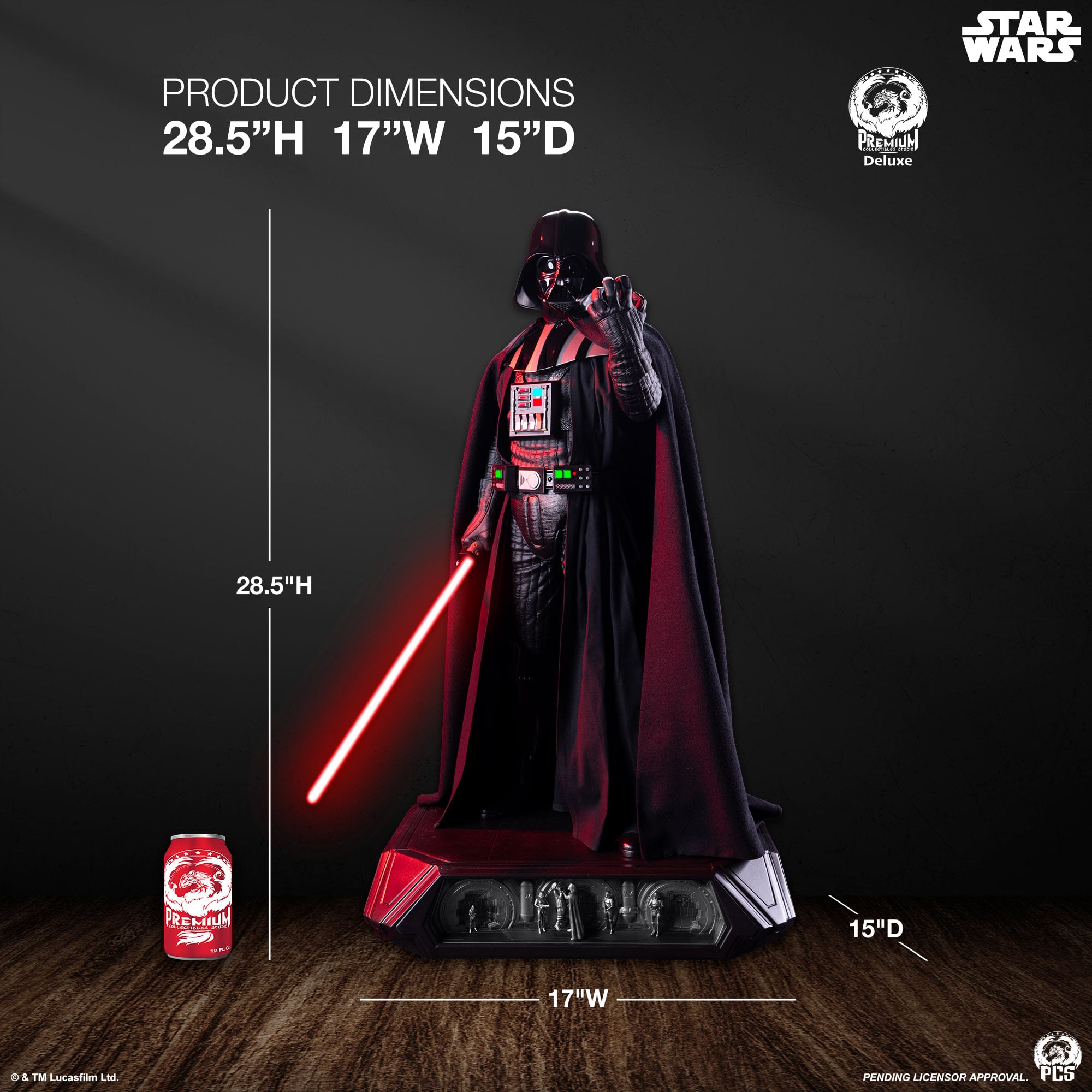 Star Wars Darth Vader (Deluxe Ver.) 1/3 Scale Statue Gallery Image 19