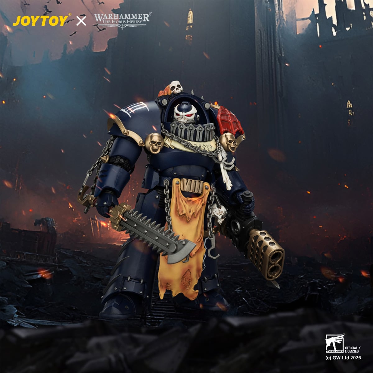Warhammer: The Horus Heresy Night Lords Contekar Terminator 2 1/18 Scale Action Figure Gallery Image 3