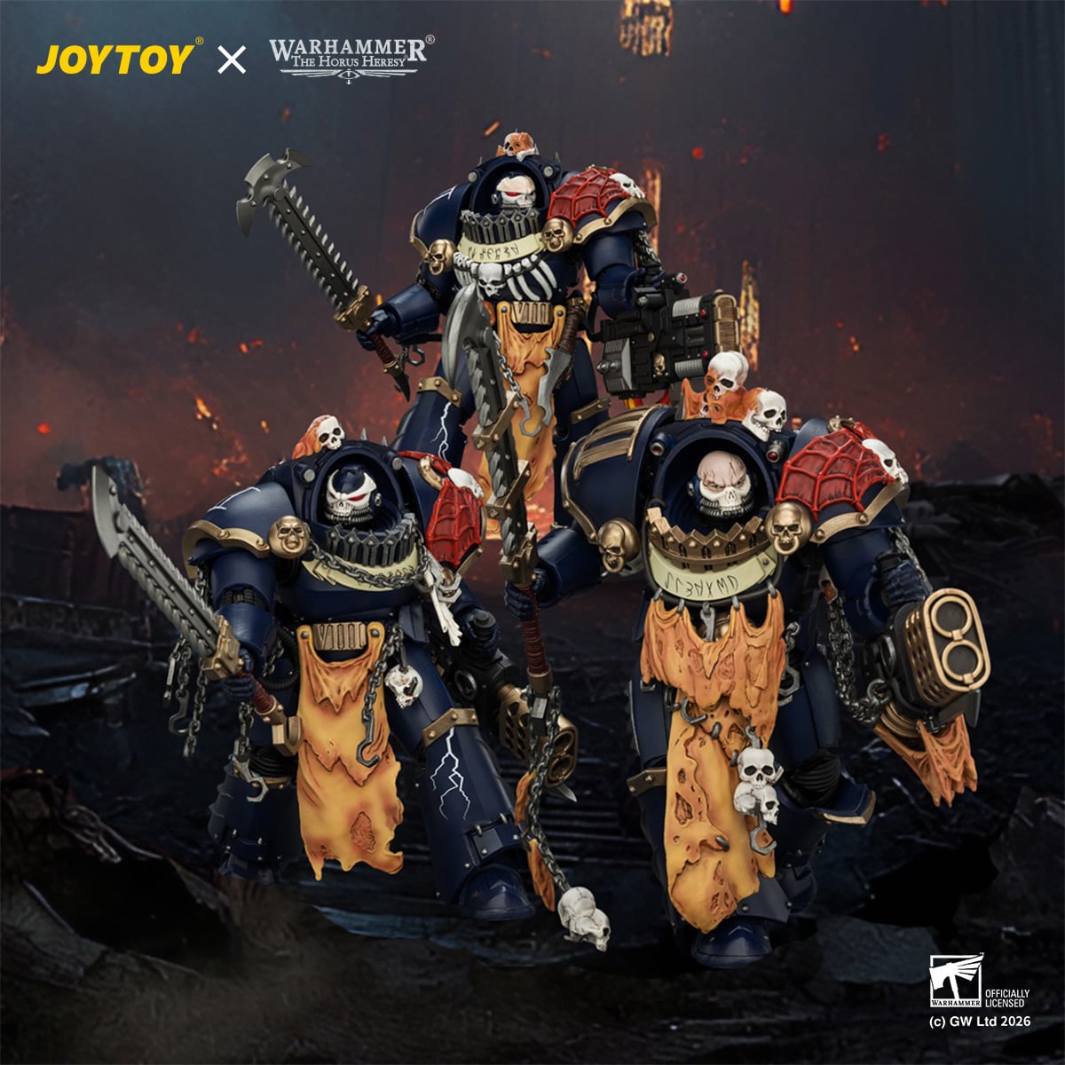 Warhammer: The Horus Heresy Night Lords Contekar Terminator 1 1/18 Scale Action Figure Gallery Image 15