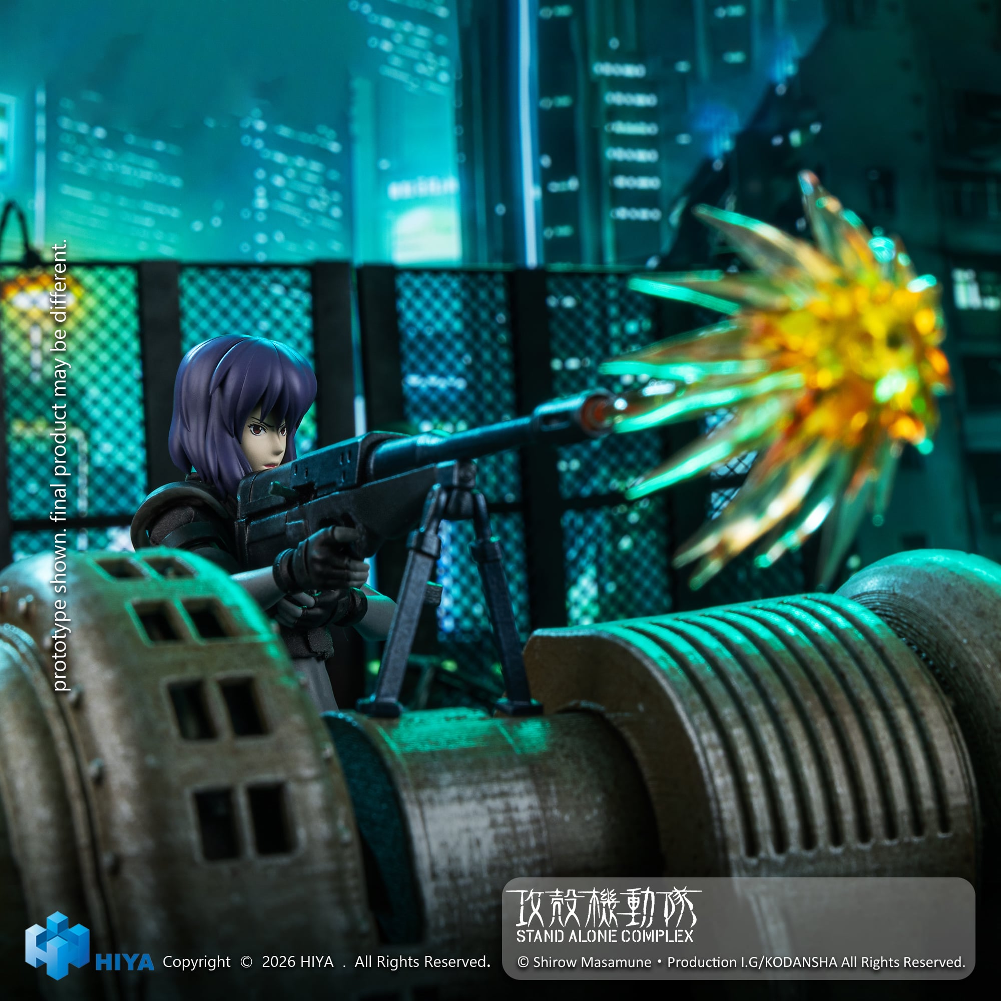 Ghost in the Shell: Stand Alone Complex Exquisite Super Series Motoko Kusanagi (Battle Suit Ver.) 1/12 Scale Action Figure Gallery Image 8