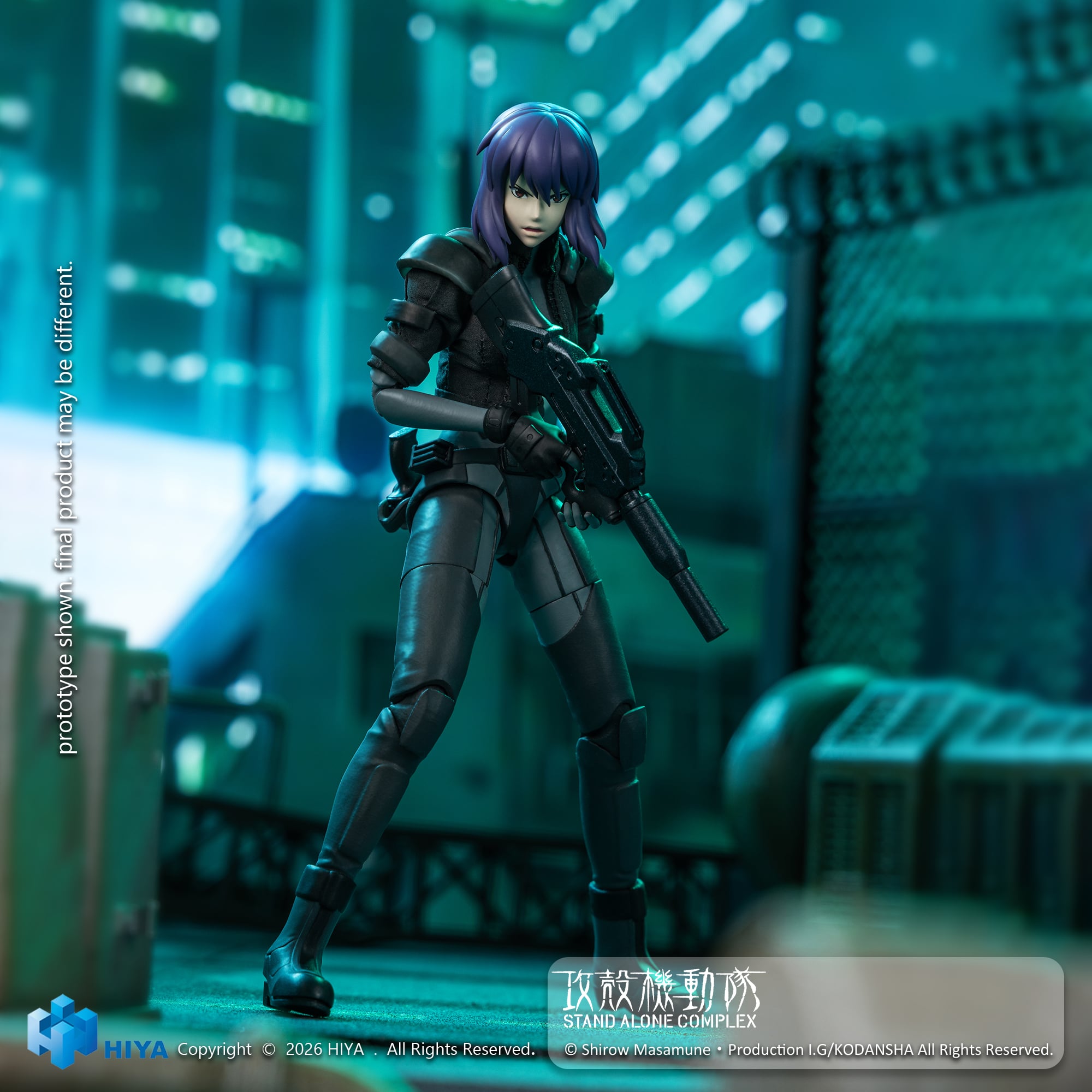 Ghost in the Shell: Stand Alone Complex Exquisite Super Series Motoko Kusanagi (Battle Suit Ver.) 1/12 Scale Action Figure Gallery Image 6