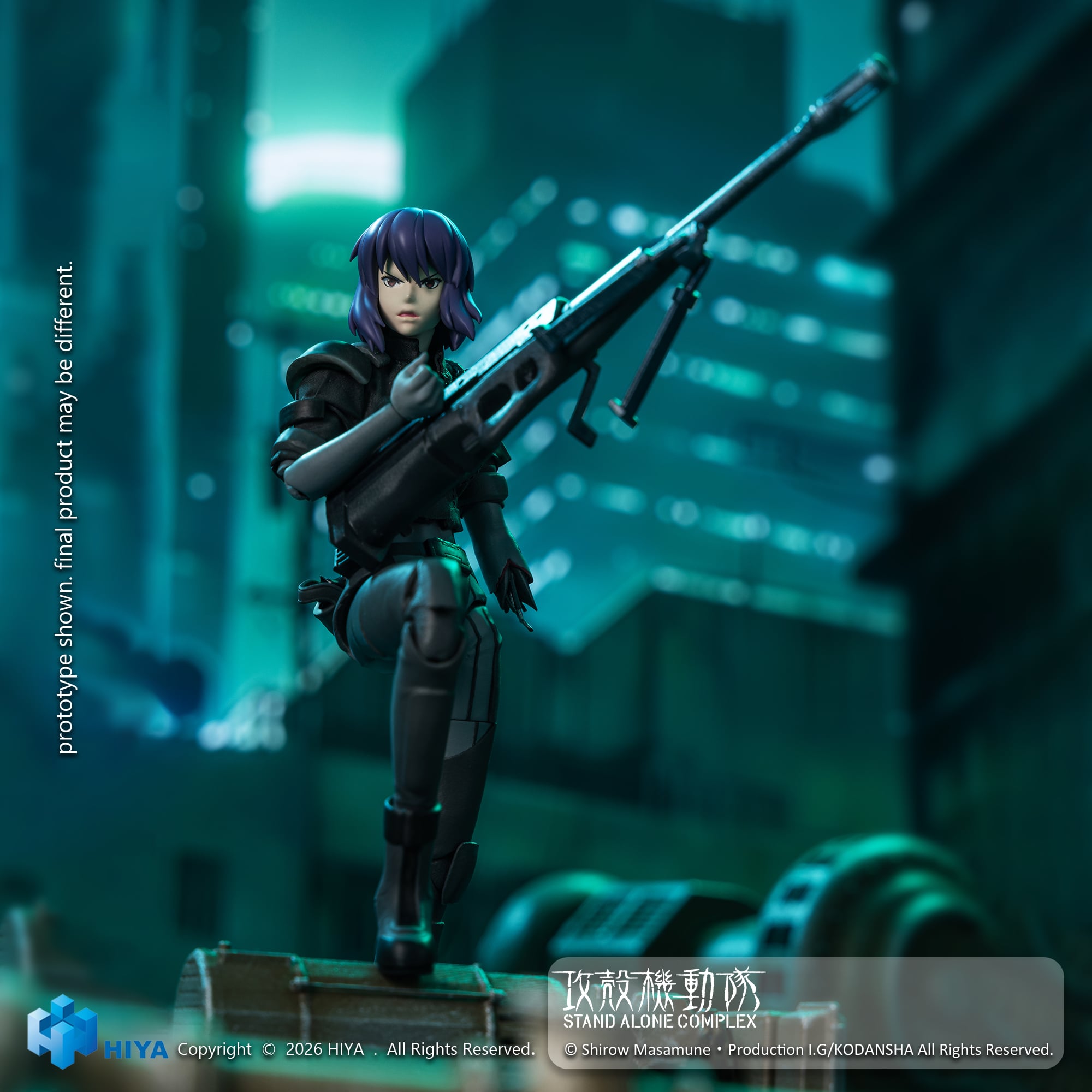 Ghost in the Shell: Stand Alone Complex Exquisite Super Series Motoko Kusanagi (Battle Suit Ver.) 1/12 Scale Action Figure Gallery Image 7