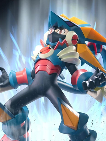 Image of Mega Man Battle Network Luminasta Mega Man Gregar Beast Figure
