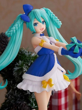 Image of Vocaloid High Premium Figure Hatsune Miku (Sapphire Christmas Ver.) Figure