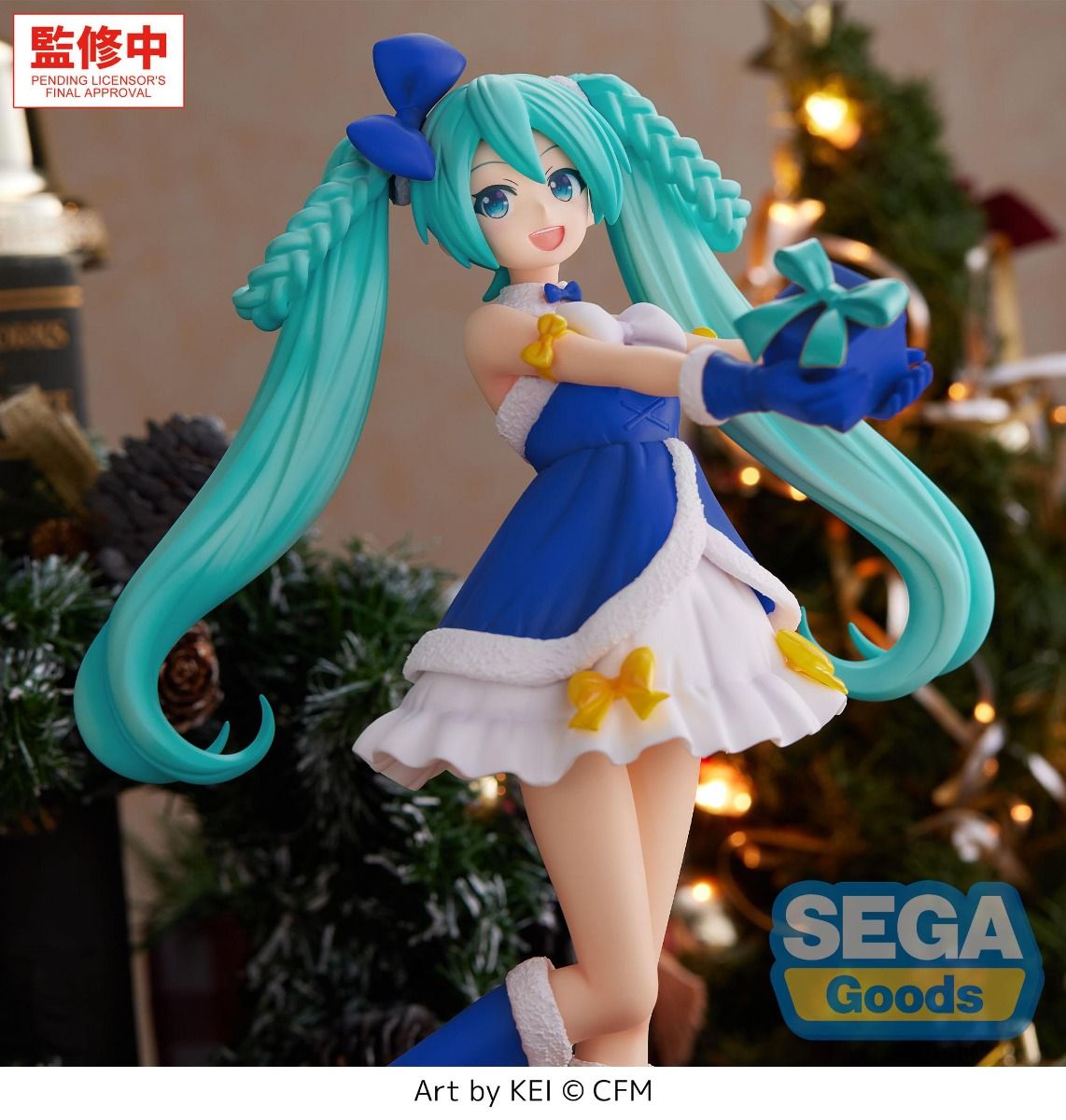 Vocaloid High Premium Figure Hatsune Miku (Sapphire Christmas Ver.) Figure Gallery Image 5